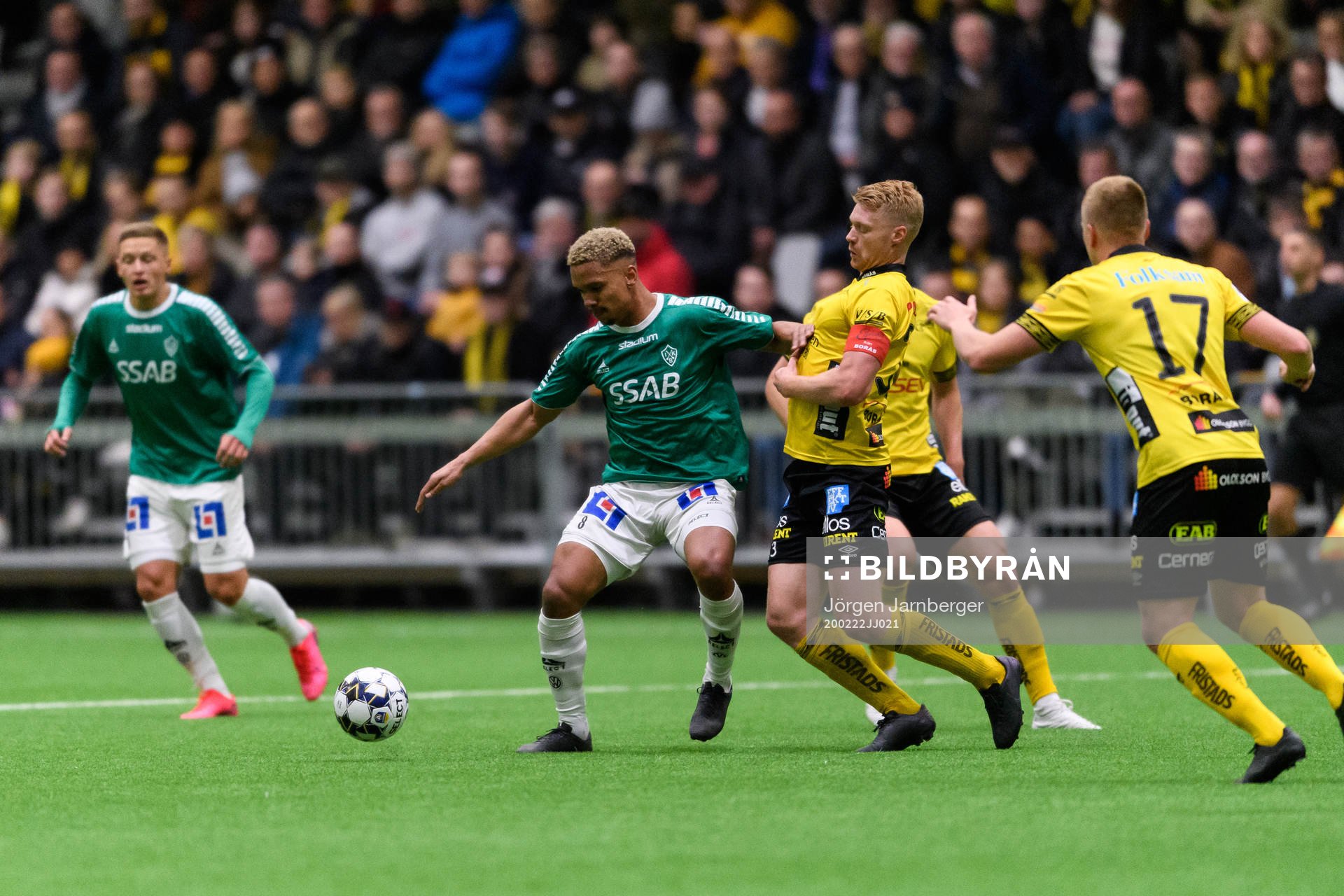 Brages Seth Kanteh Hellberg och Elfsborgs Sivert Heltne