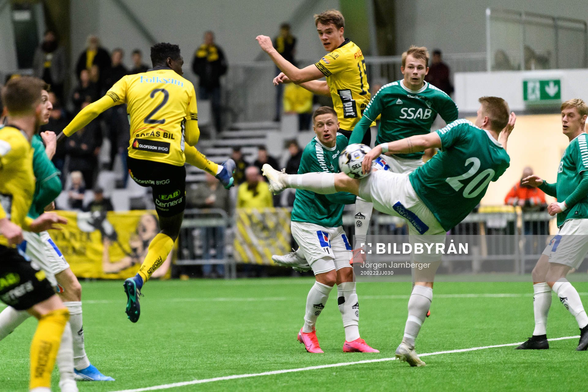 Kamp i Brages straffområde där Elfsborgs Joseph Okumu
