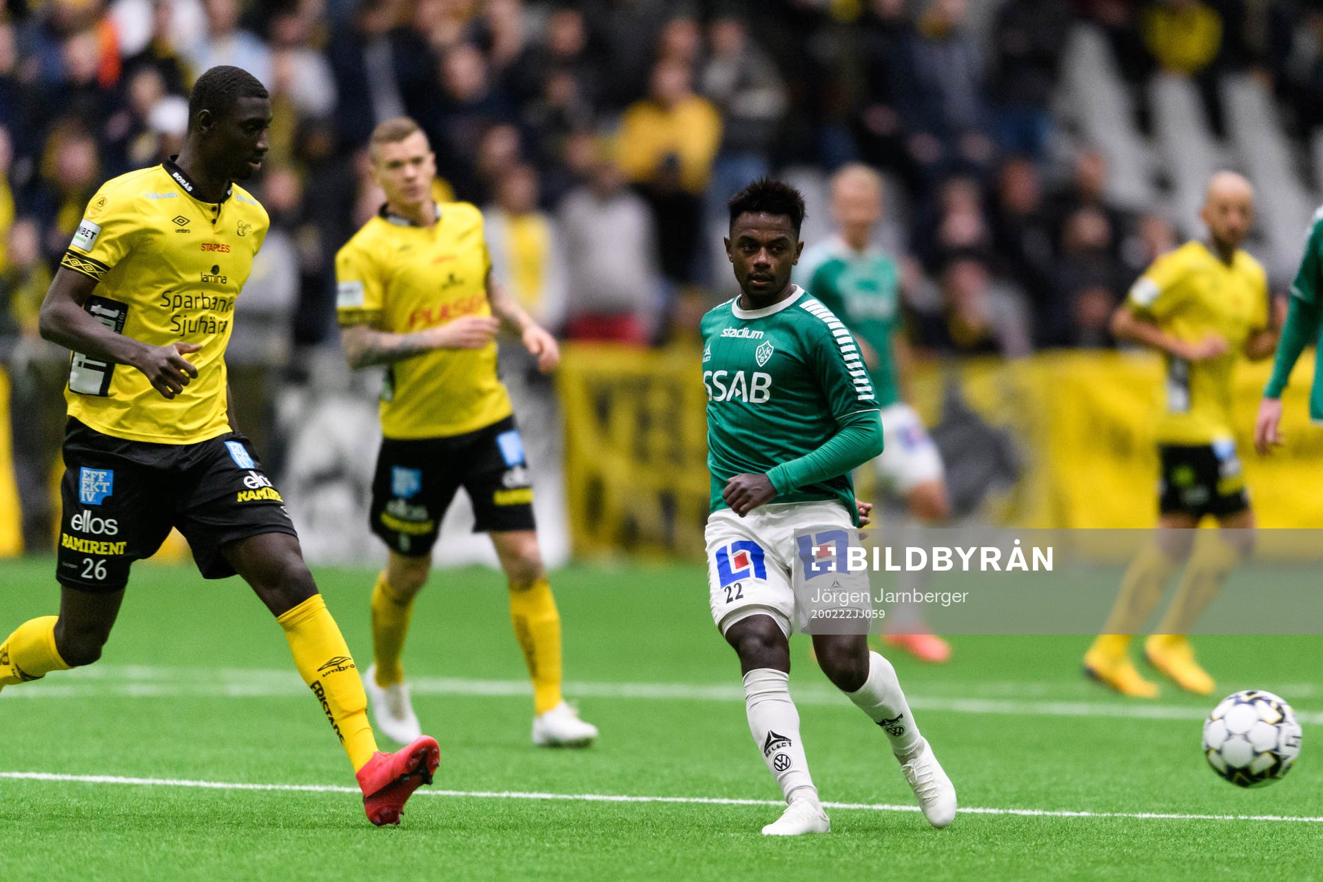 Brages Kristian Andersen och Elfsborgs Marokhy Ndione
