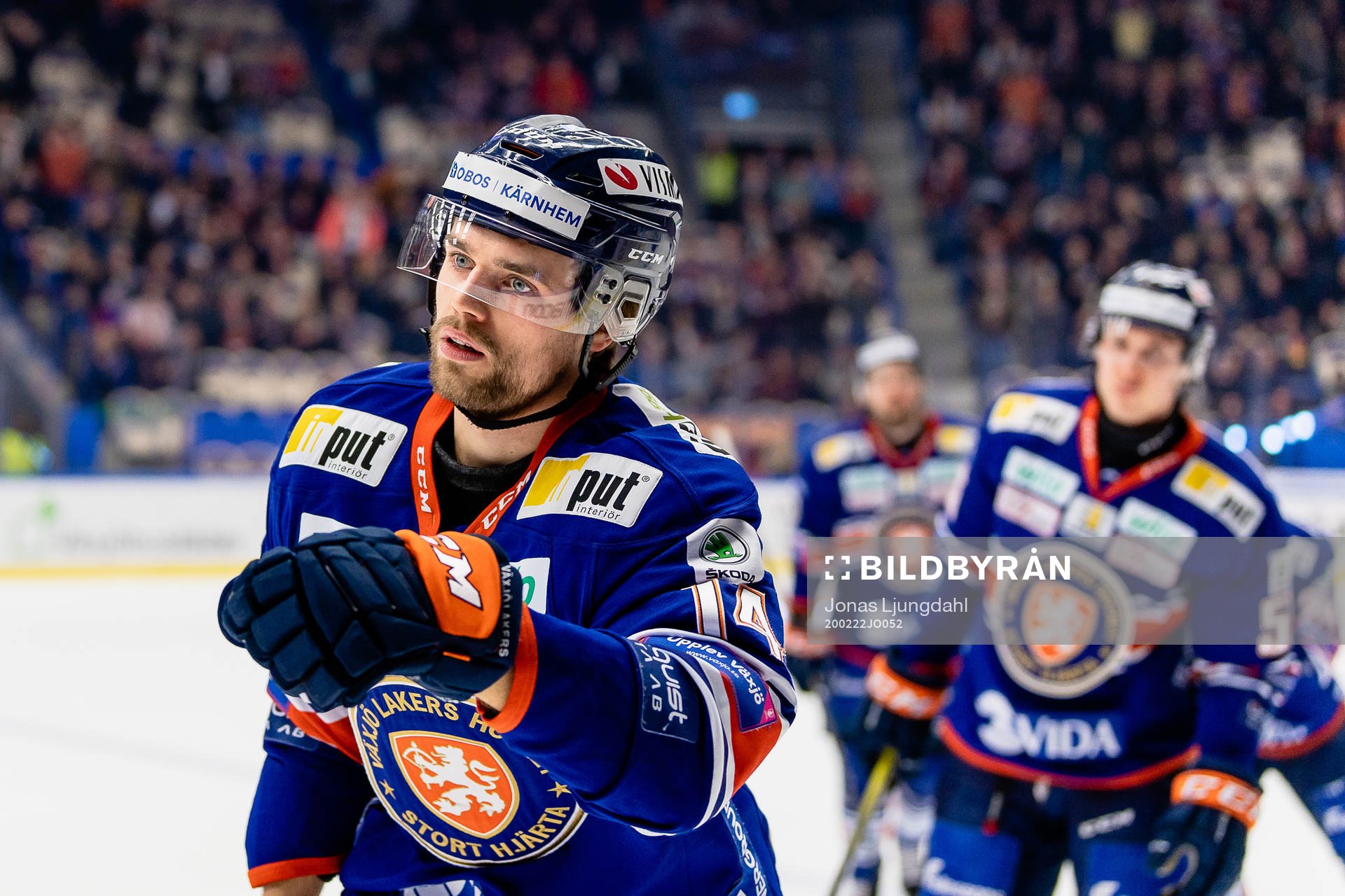 Växjös Emil Pettersson jublar