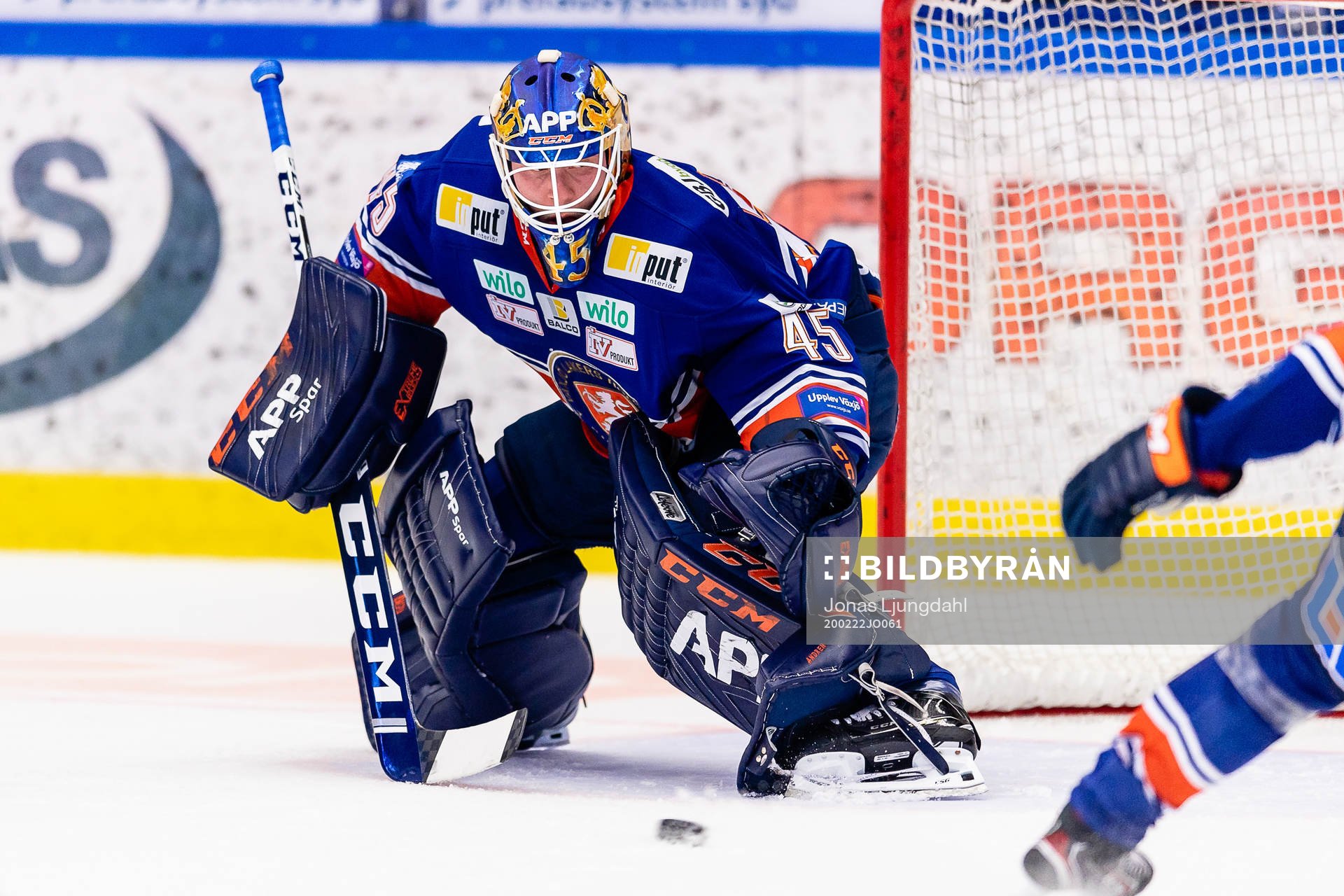 Växjös målvakt Viktor Andrén