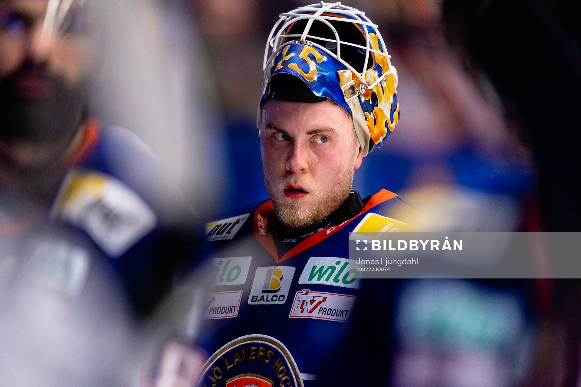 Växjös målvakt Viktor Andrén
