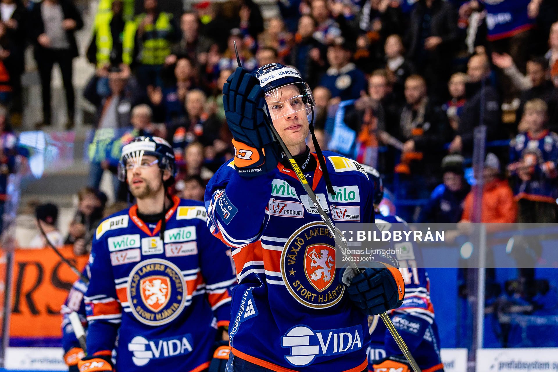 Växjös Richard Gynge jublar