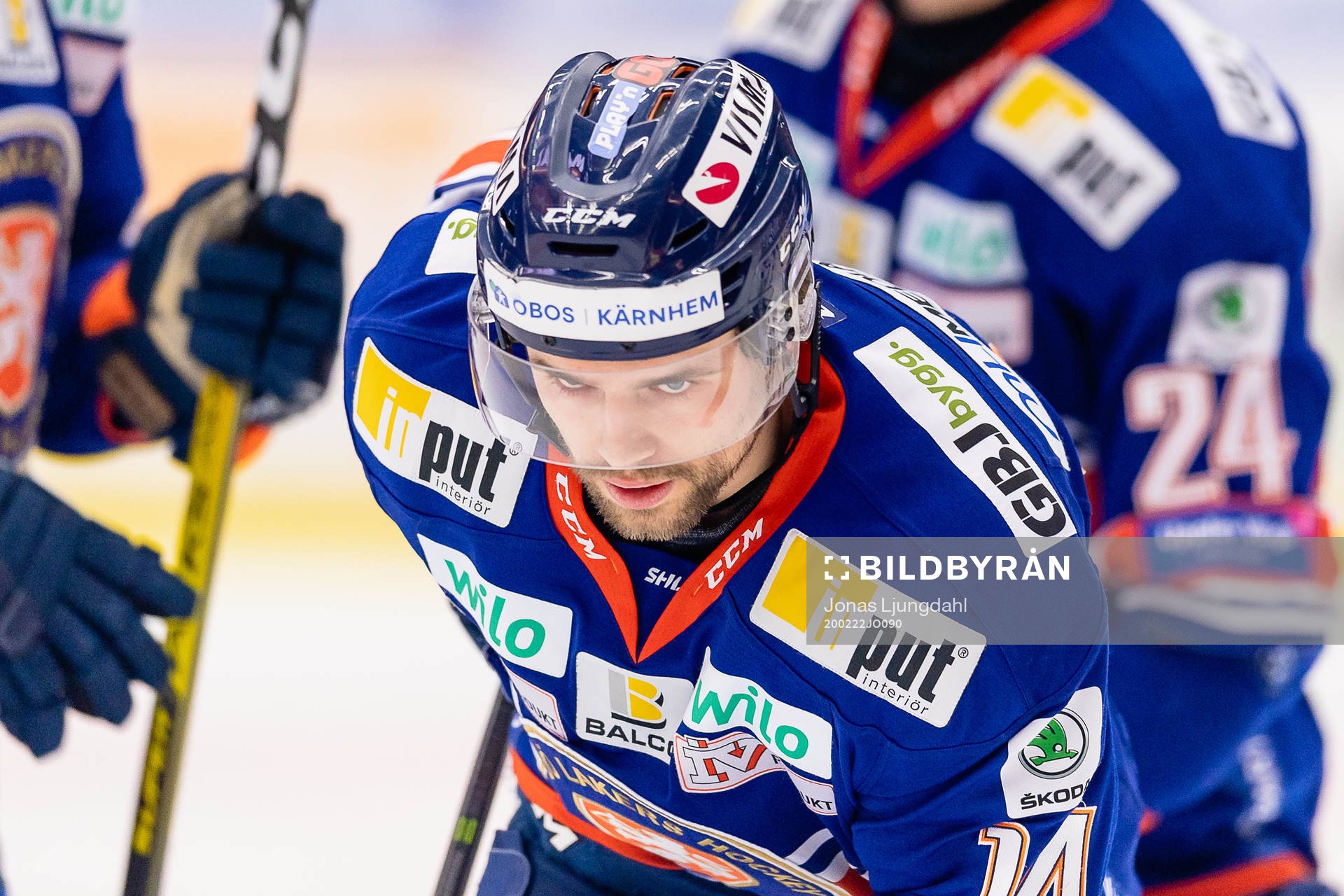 Växjös Emil Pettersson jublar