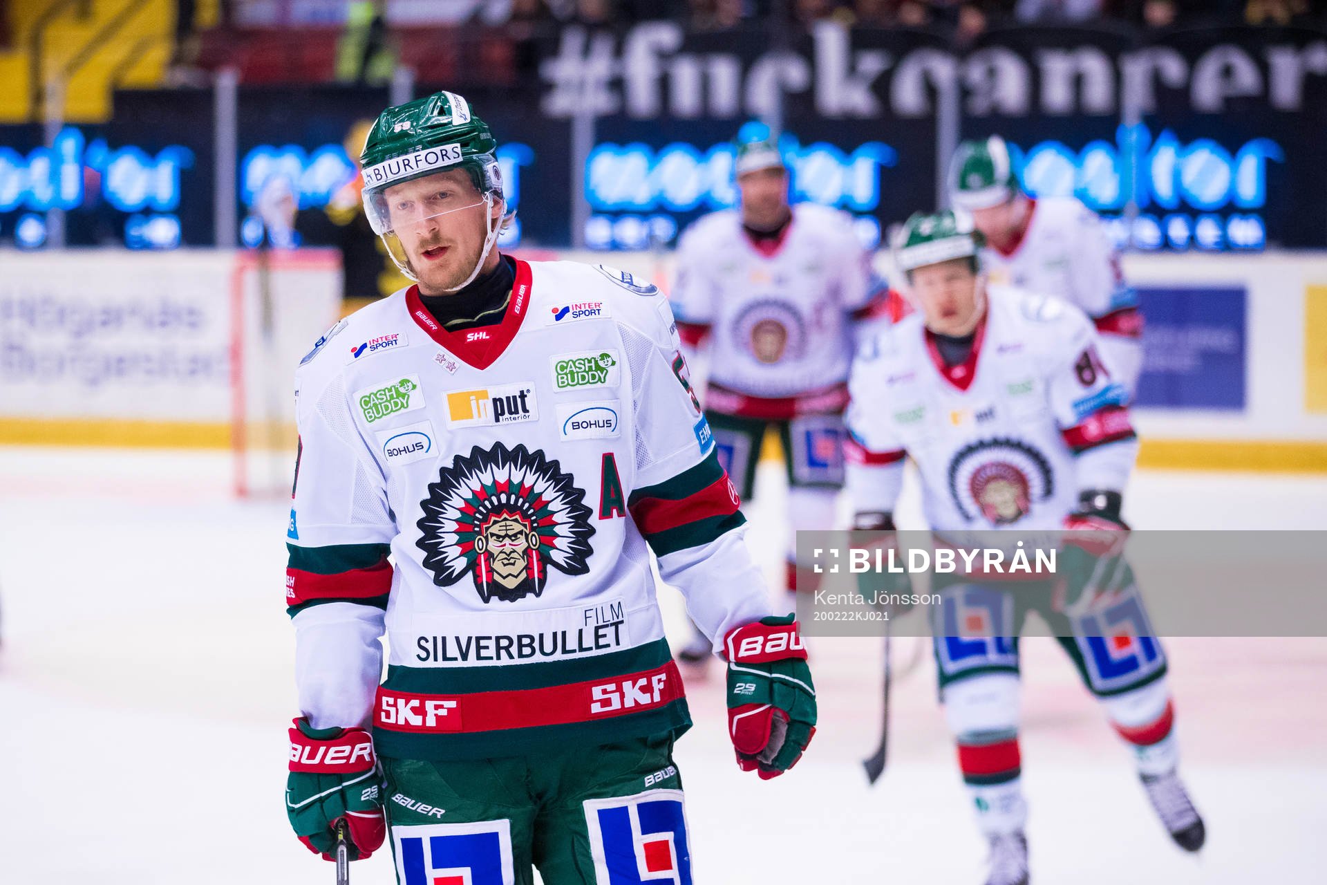 Frölundas Simon Hjalmarsson jublar