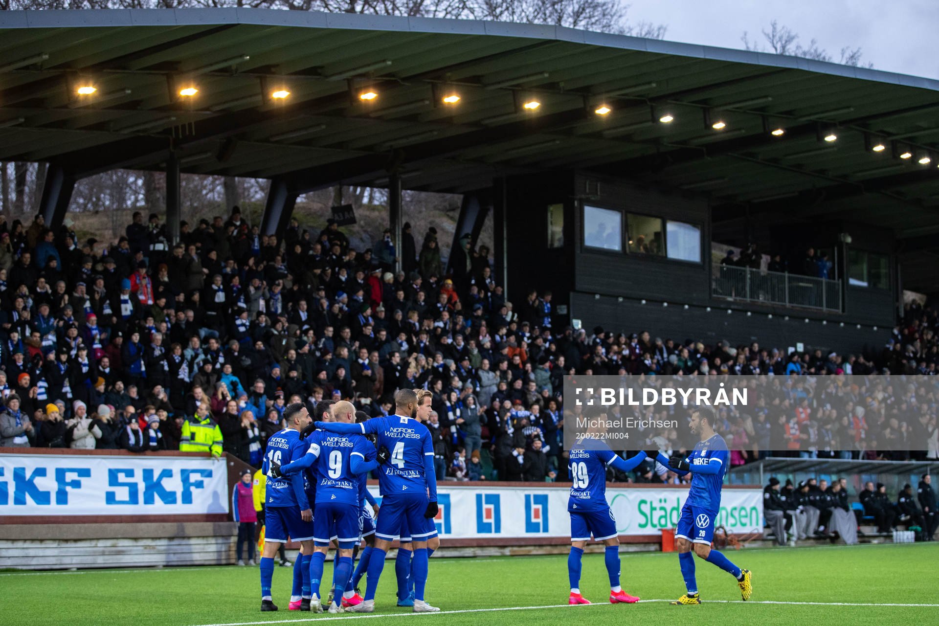 IFK Göteborgs spelar jublar