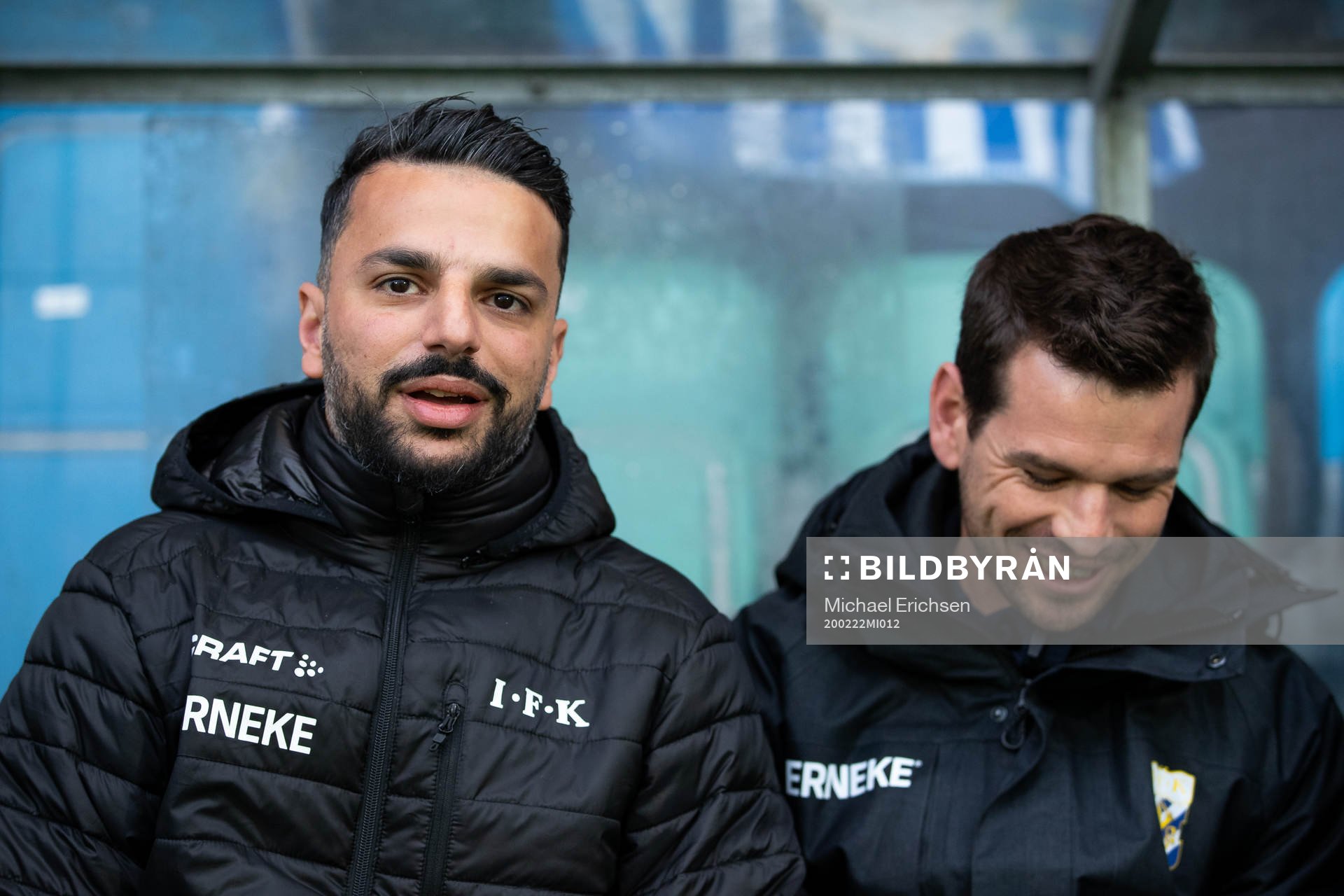 IFK Göteborgs tränare Poya Asbaghi och assisterande
