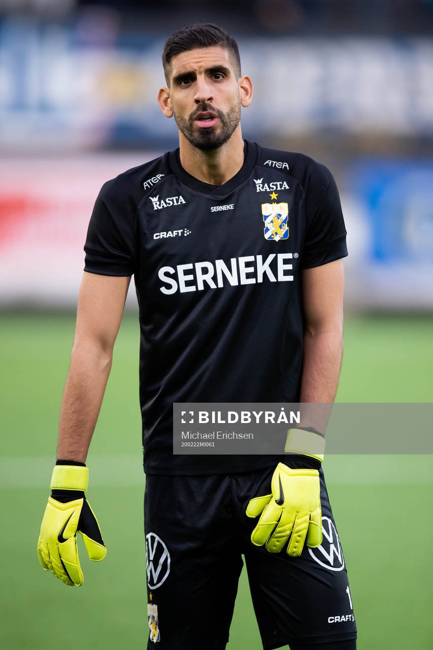IFK Göteborgs målvakt Ioannis Anestis innan