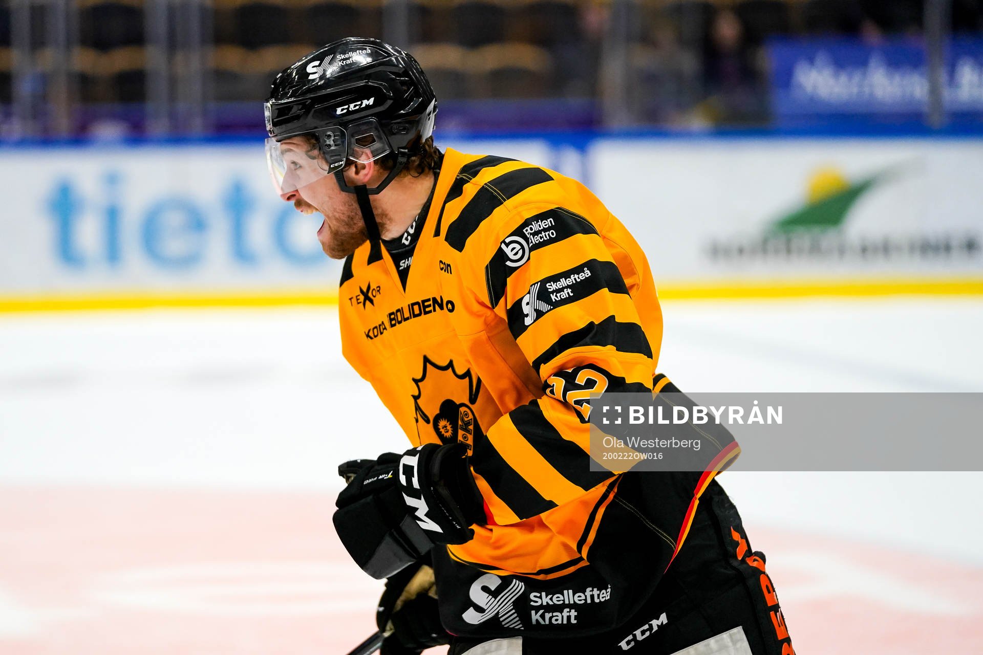 Skellefteås Arvid Lundberg är arg på domare Linus Öhlund