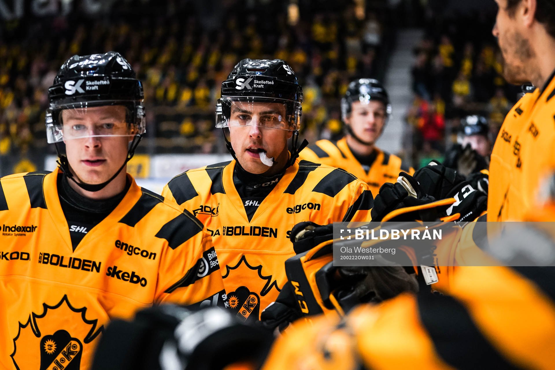 Skellefteås Joakim Lindström jublar