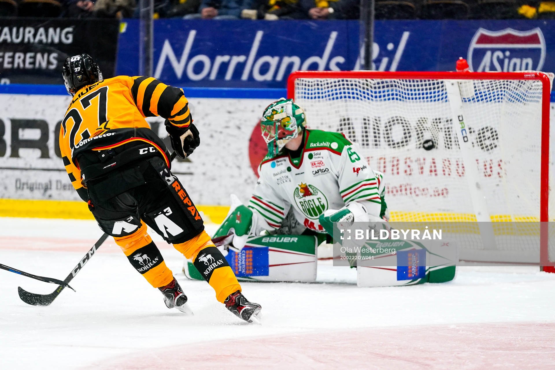 Skellefteås Robin Alvarez gör 1-0
