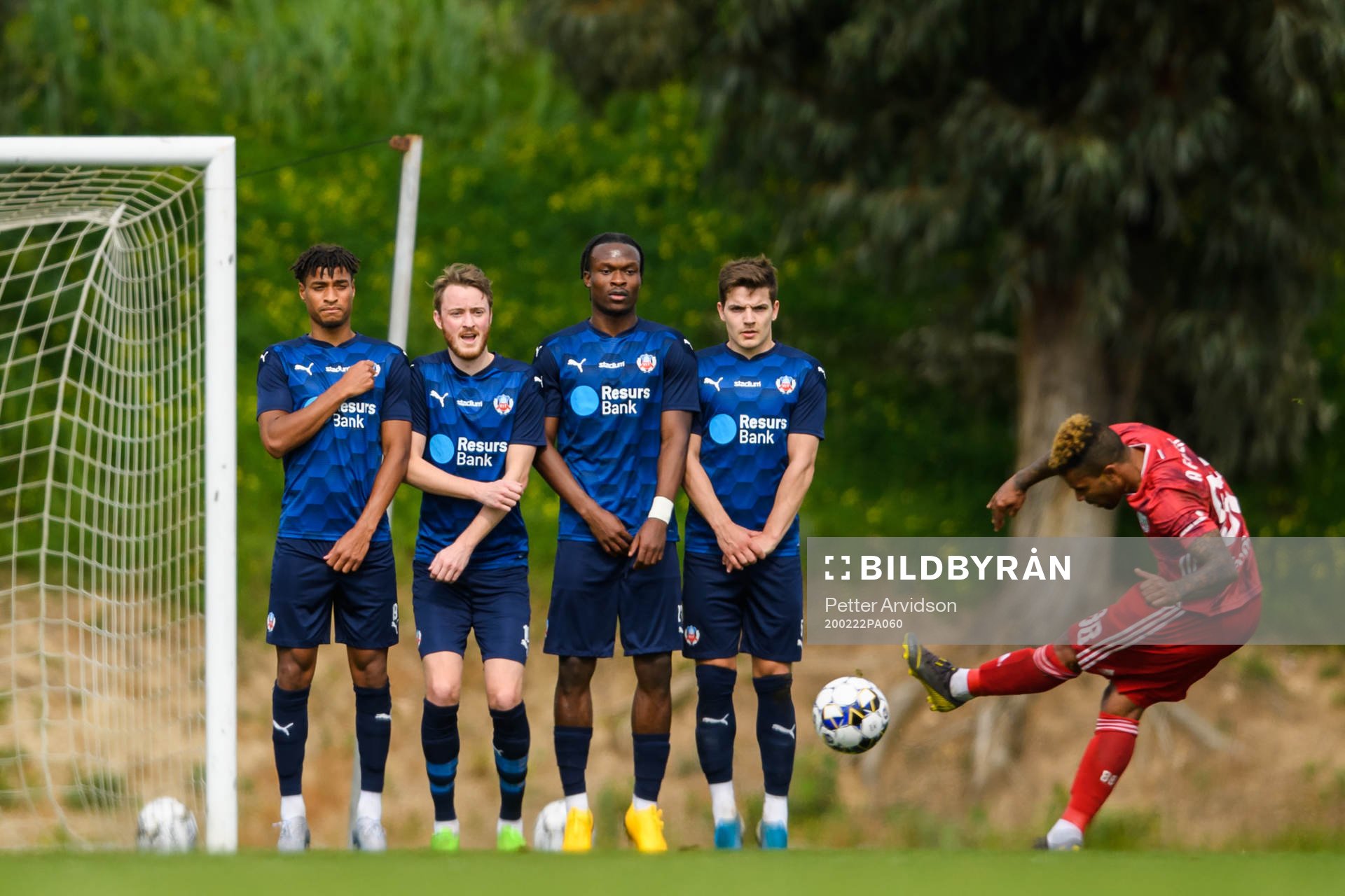 Helsingborgs Joseph Ceesay, Rasmus Jönsson, Noel Mbo och