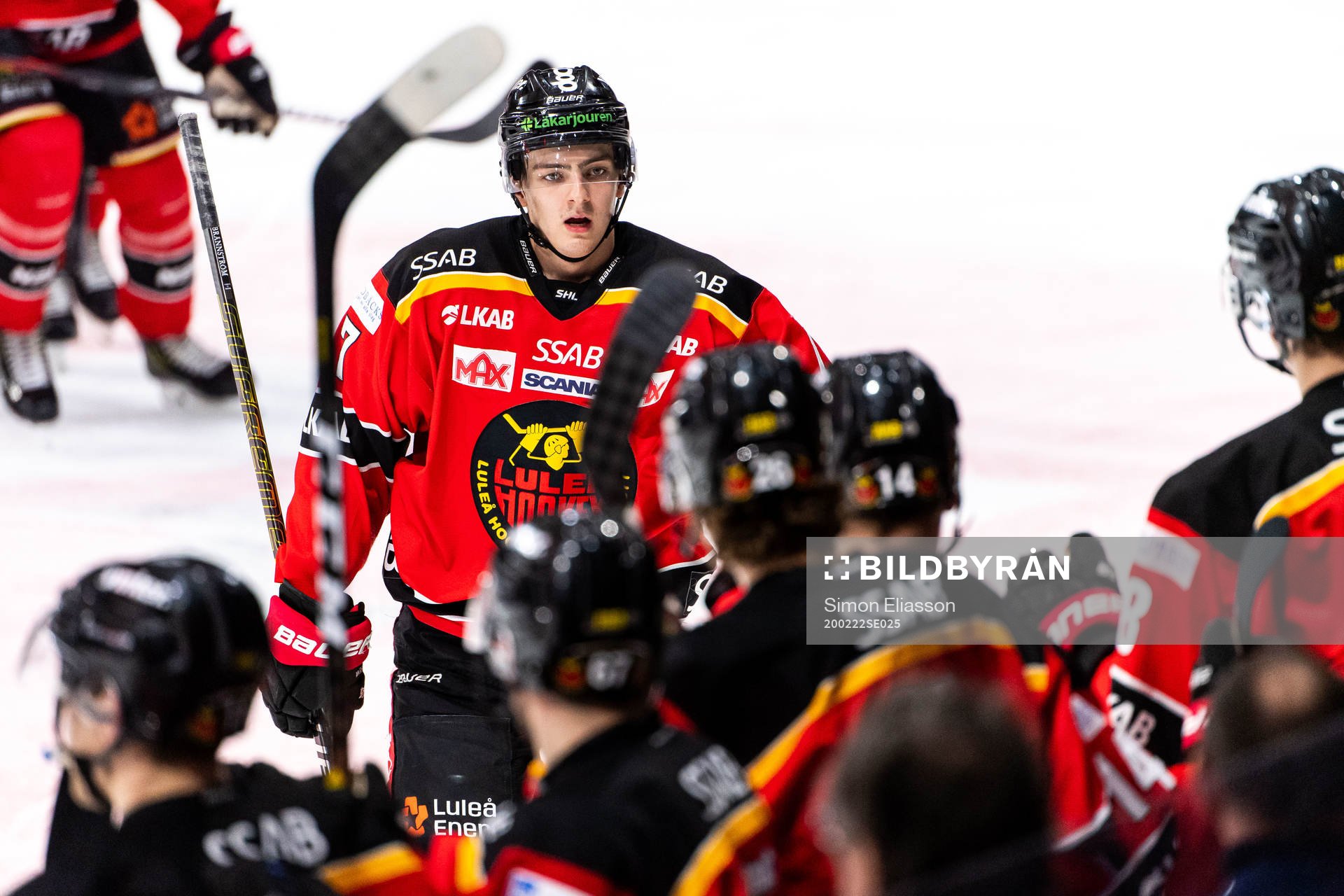 Luleås Isac Brännström jublar