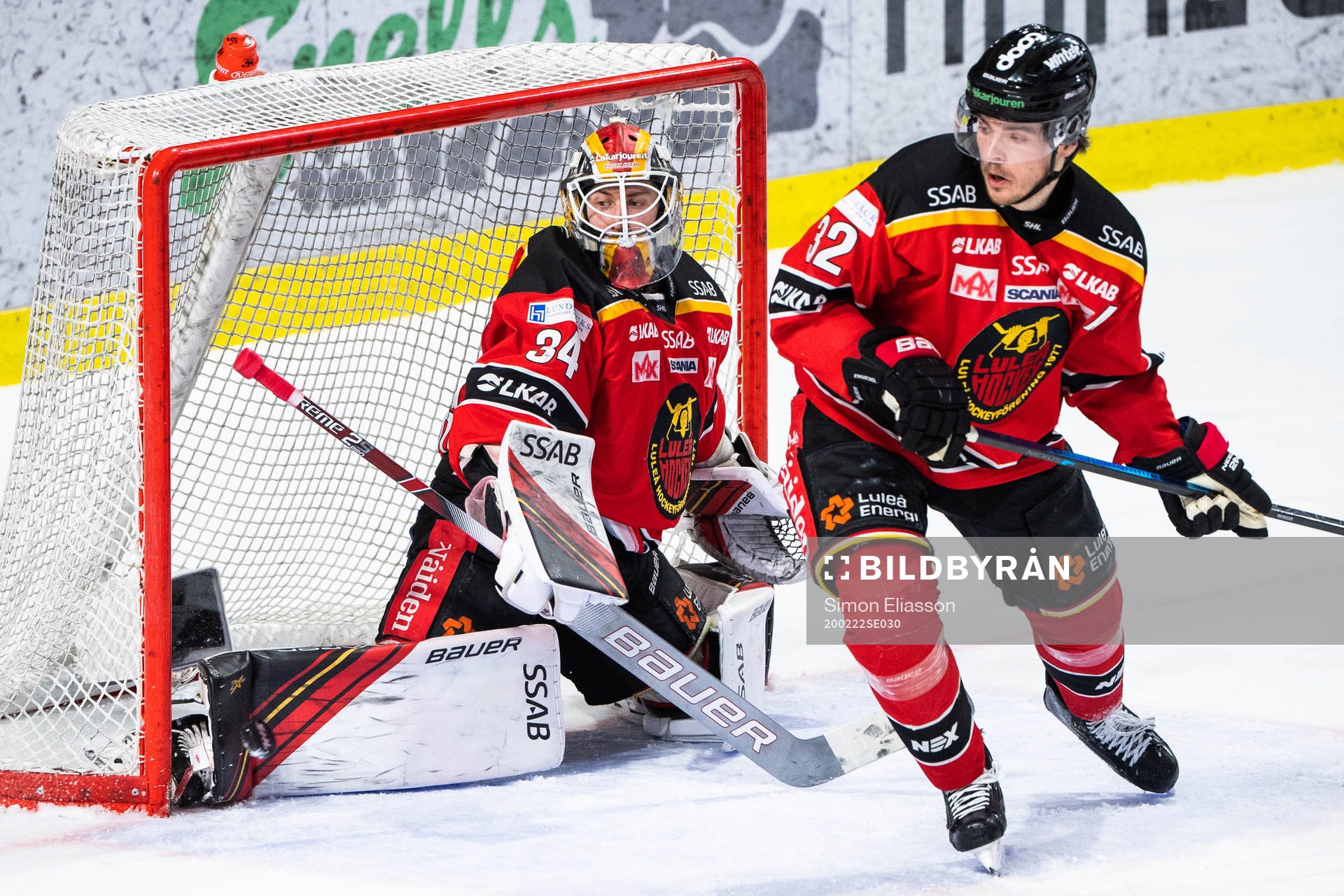 Luleås målvakt Joel Lassinantti