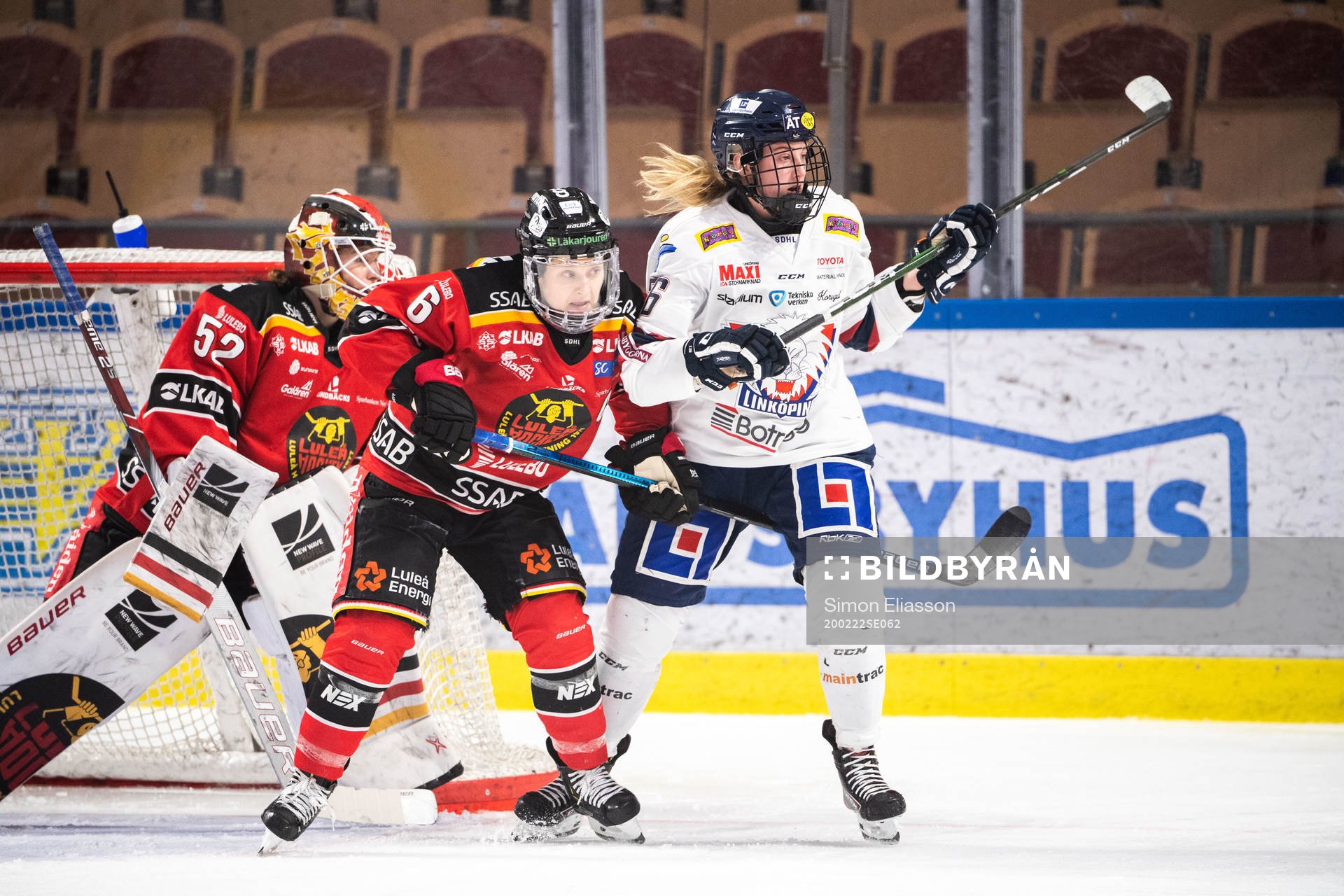 Luleås Jenni Hiirikoski och Linköpings Emilie Kruse