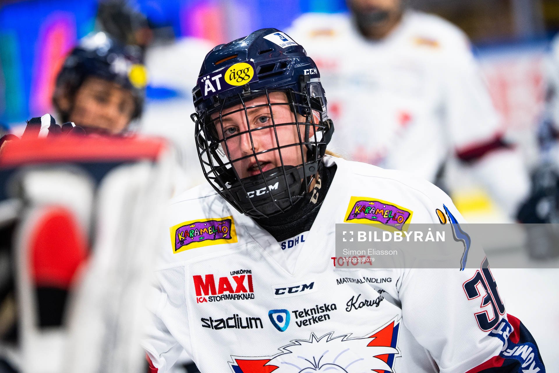Linköpings Emilie Kruse Johansen jublar