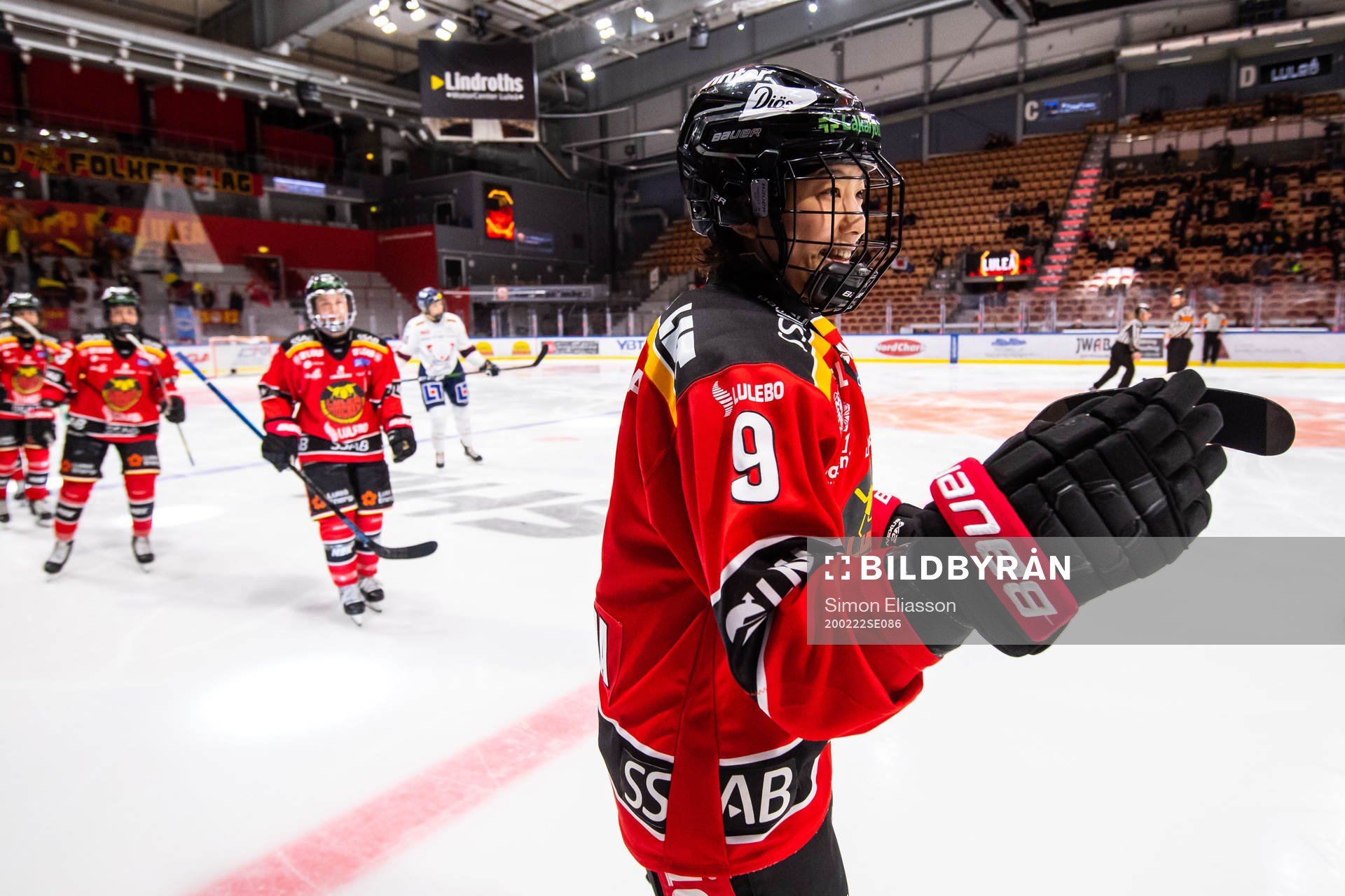 Luleås Chiho Osawa jublar