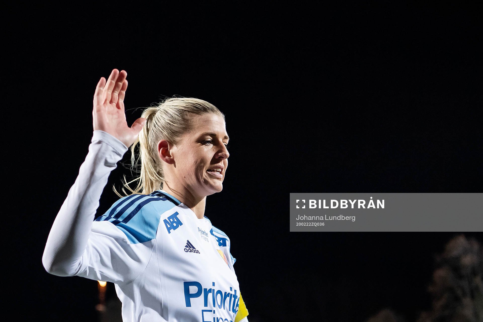 Djurgårdens Olivia Schough jublar