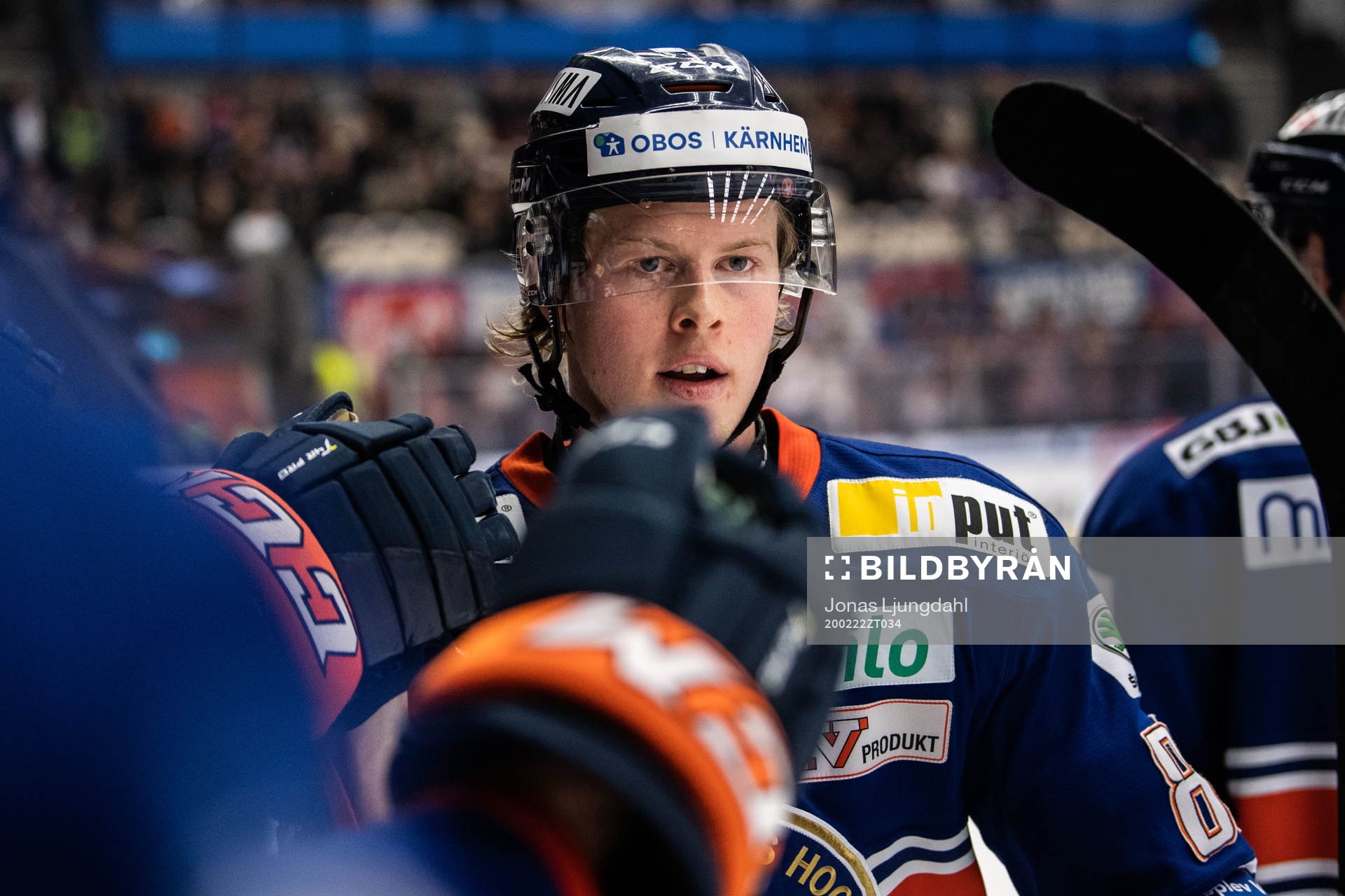 Växjös Fredrik Karlström jublar