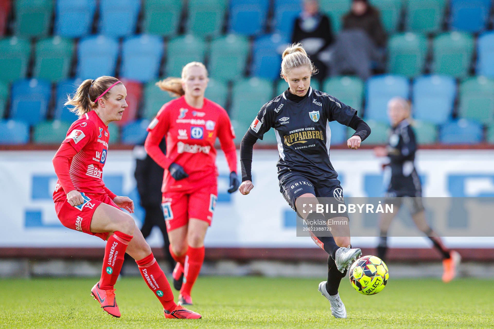 Göteborgs Rebecka Blomqvist och Linköpings Petra