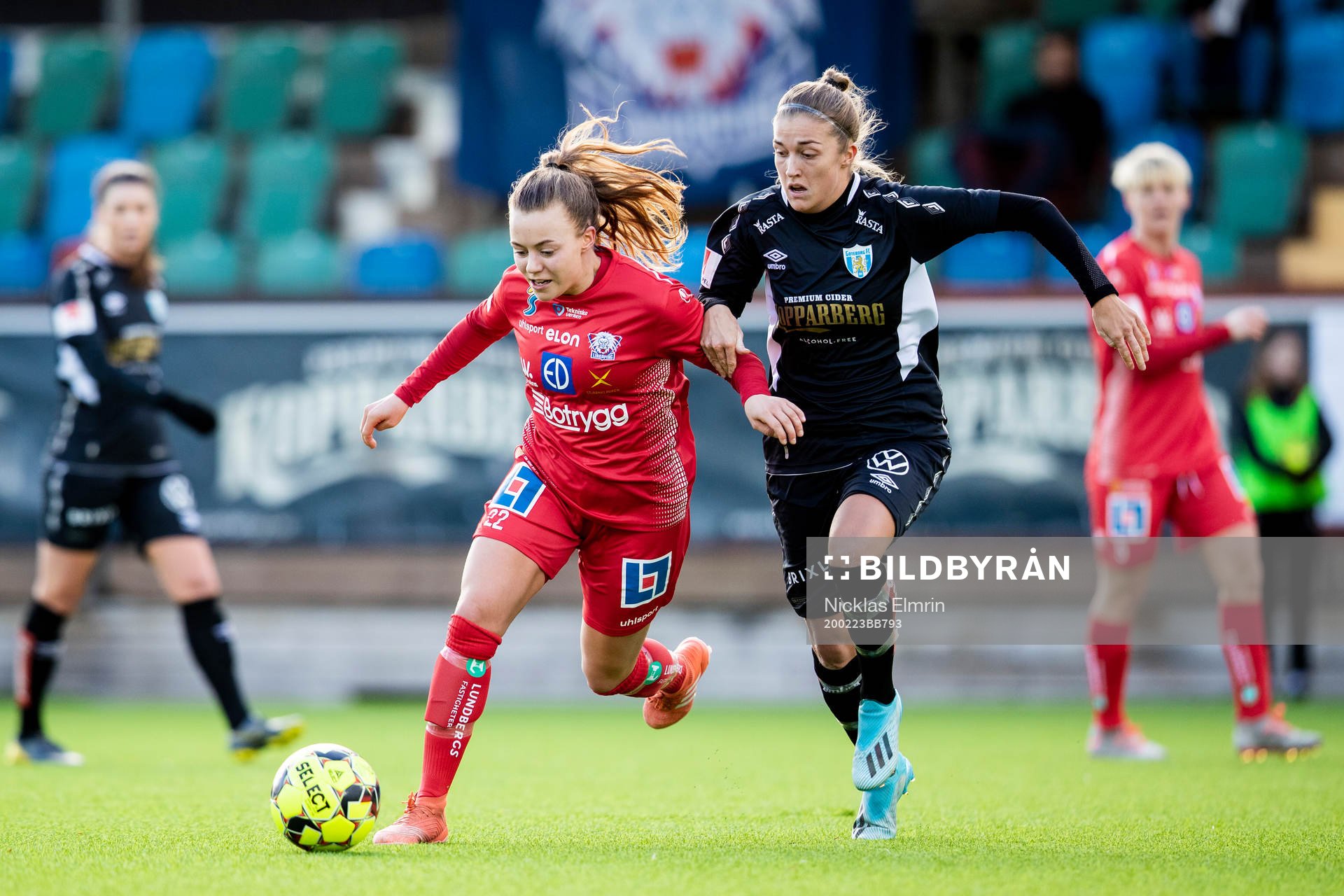 Göteborgs Filippa Angeldal mot Linköpings Olga Adela