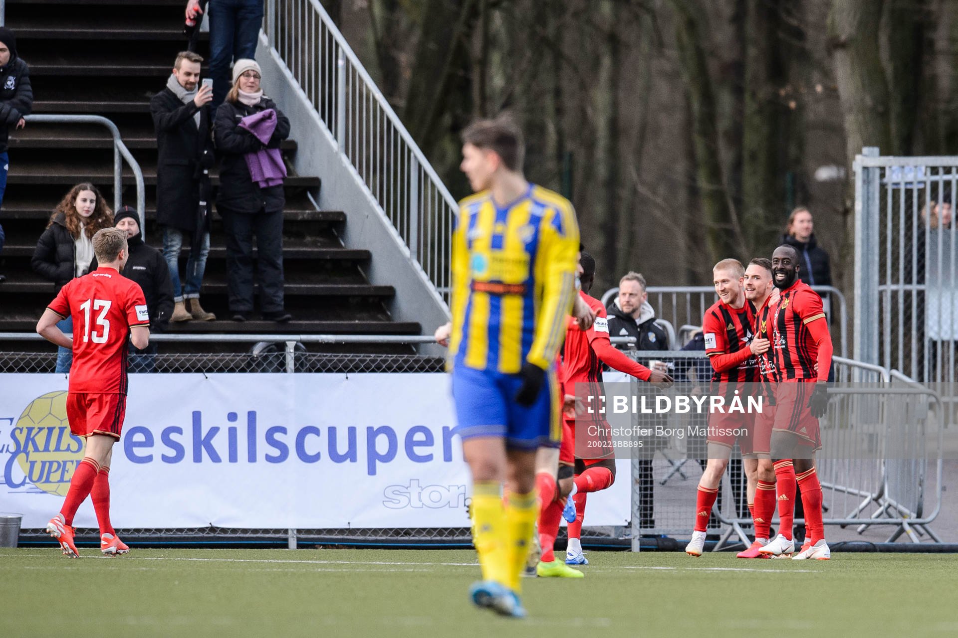 Östersunds spelare jublar