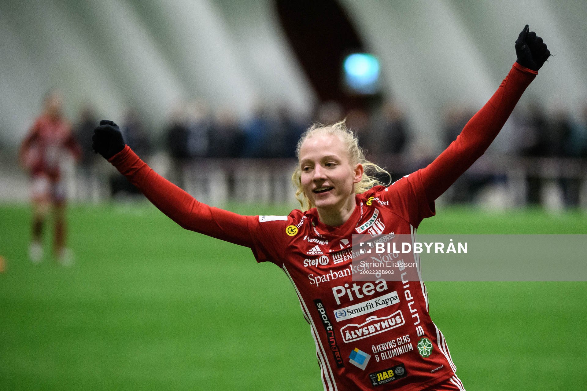 Piteås Astrid Larsson jublar