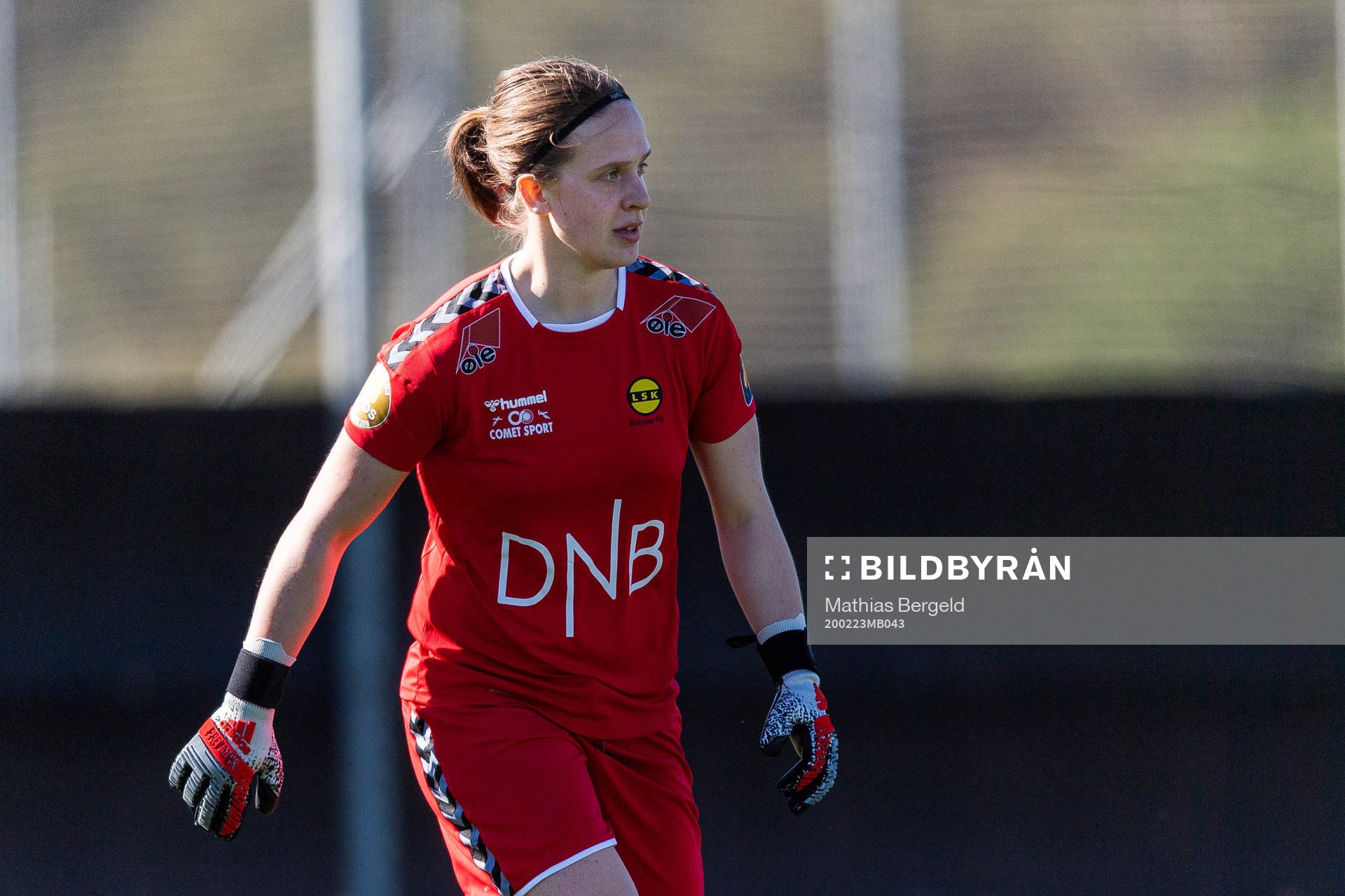 Goalkeeper Ida Norstrøm of LSK Kvinner