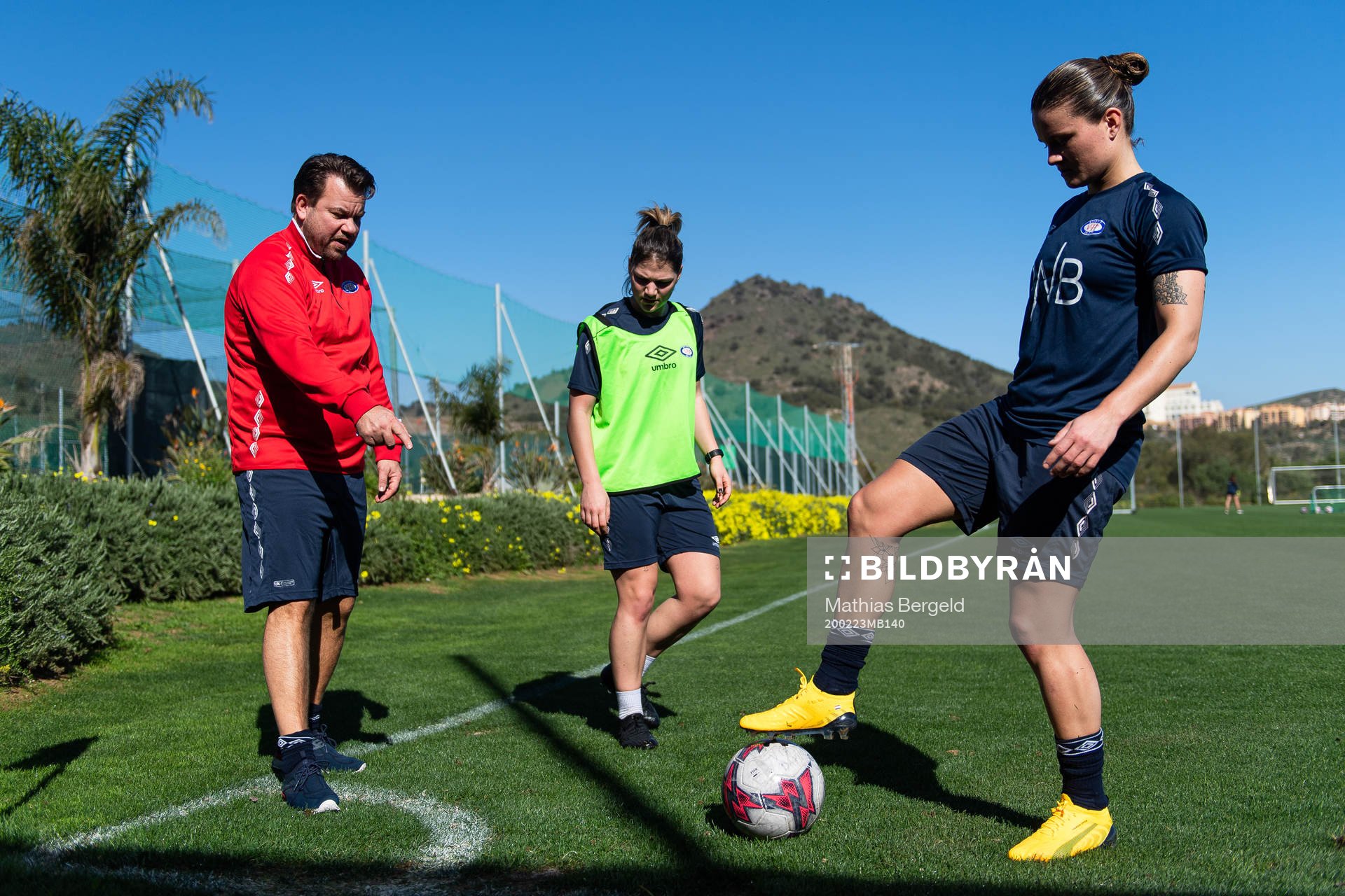 Jack Majgaard Jensen, head coach, Dejana Stefanovic and