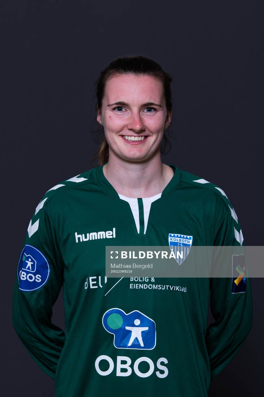 Goalkeeper Siri Ervik of Kolbotn poses for a portrait