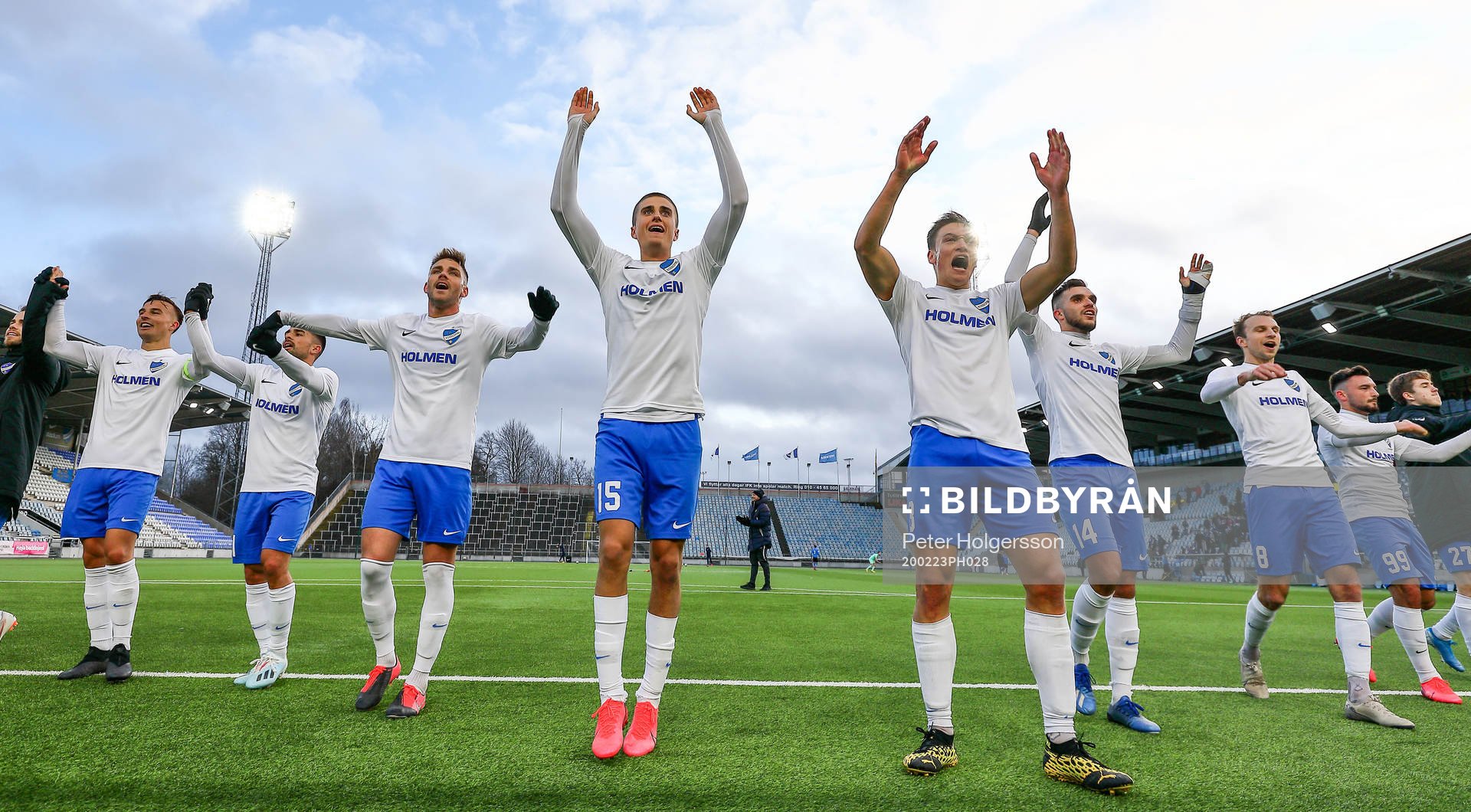IFK Norrköpings spelare jublar