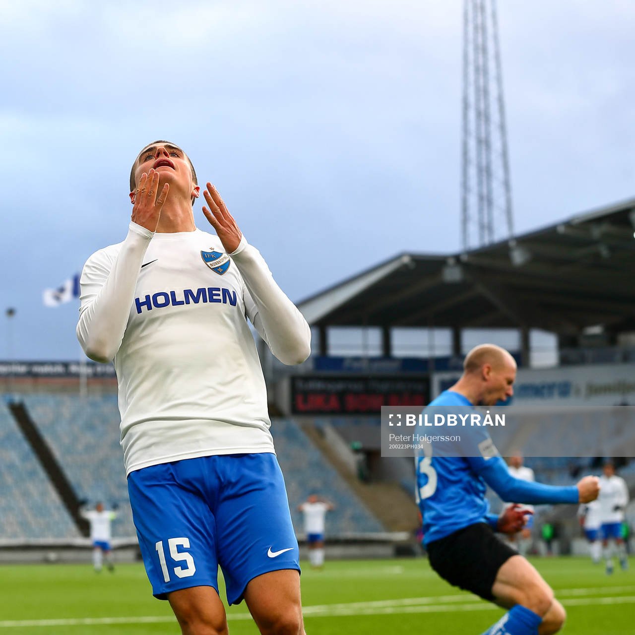 IFK Norrköpings Carl Björk och Halmstads Andreas