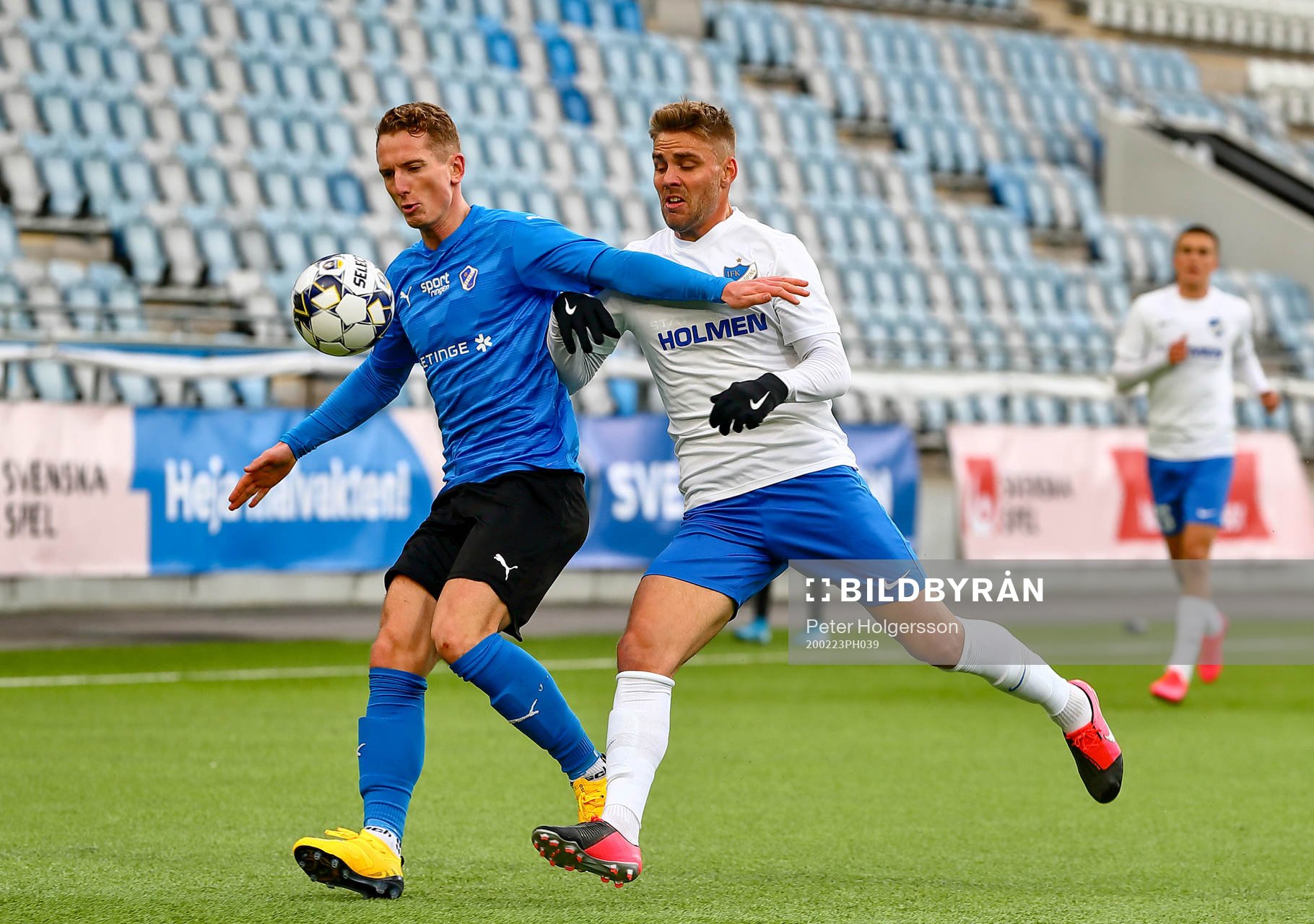 IFK Norrköpings Christoffer Nyman och Halmstads Andreas