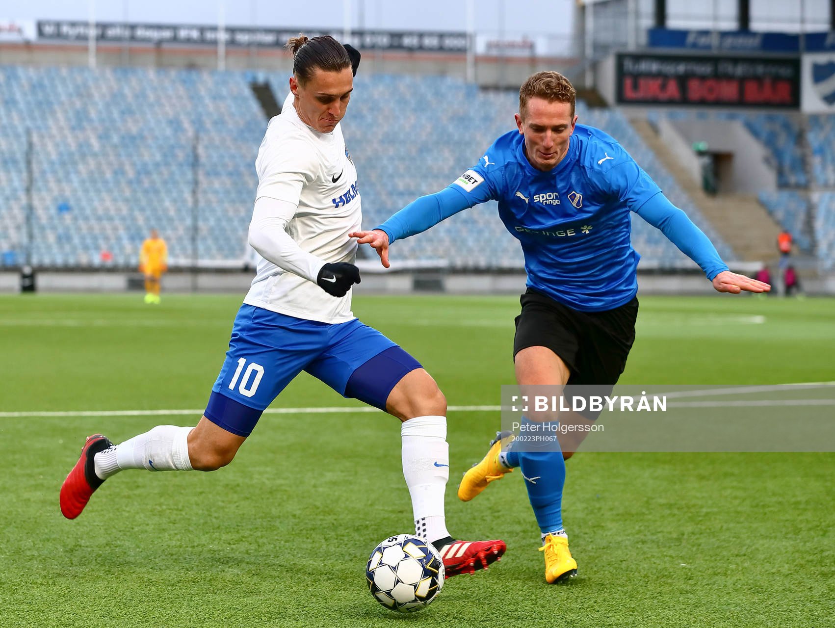 IFK Norrköpings Jonathan Levi och Halmstads Andreas