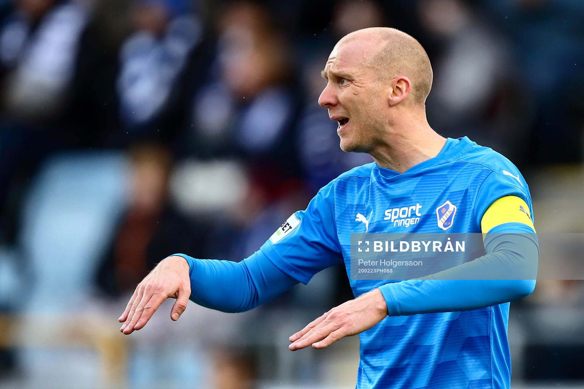 Halmstads Andreas Johansson reagerar