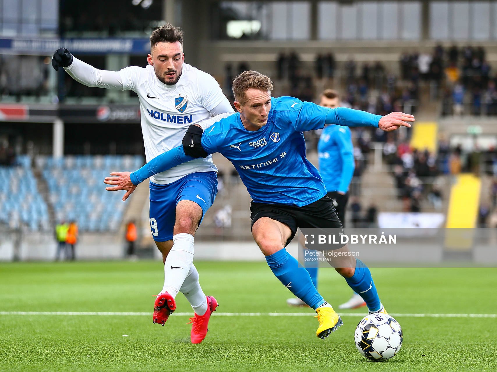 IFK Norrköpings Sead Haksabanovic och Halmstads Andreas