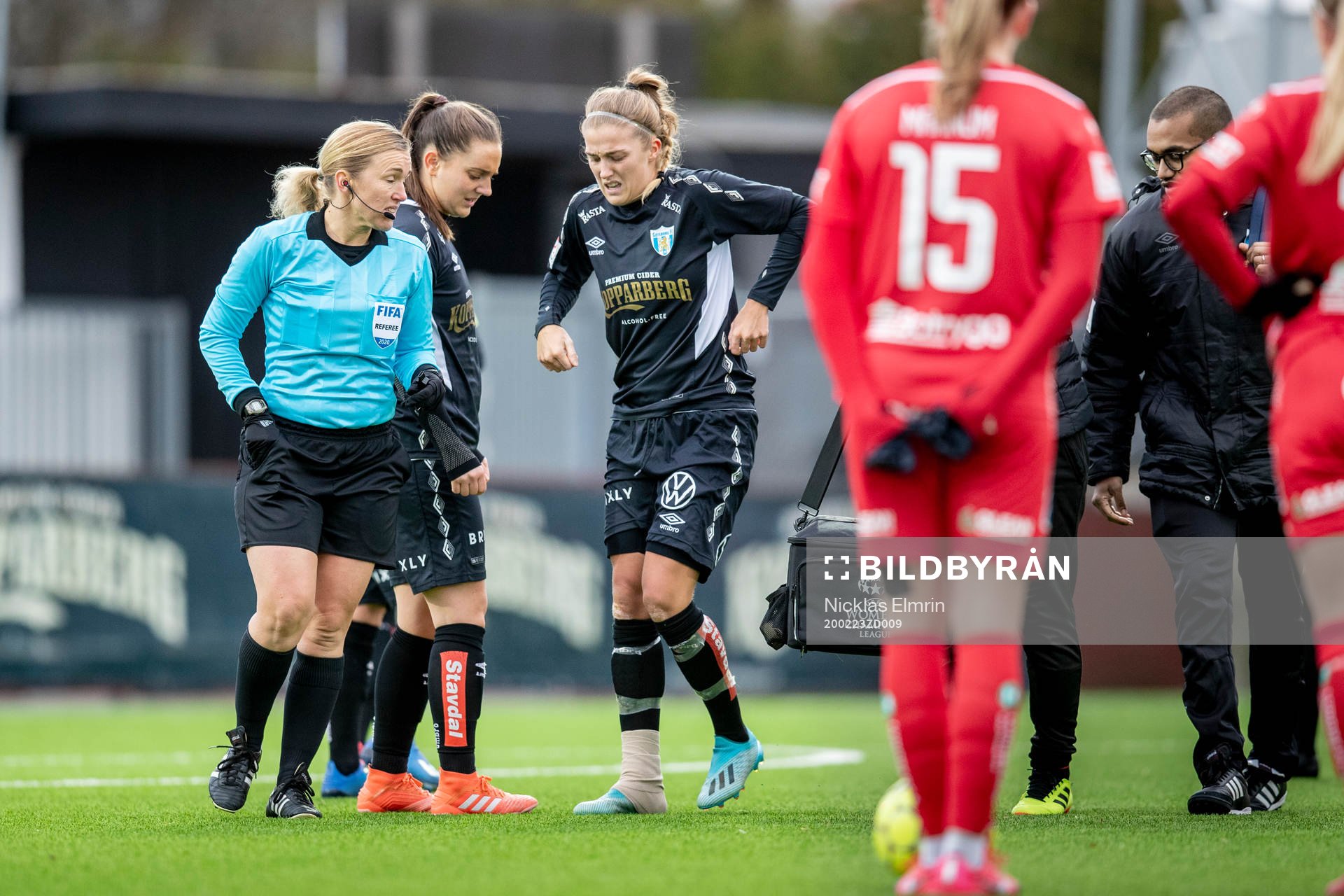 Göteborgs Filippa Angeldal fick en smäll
