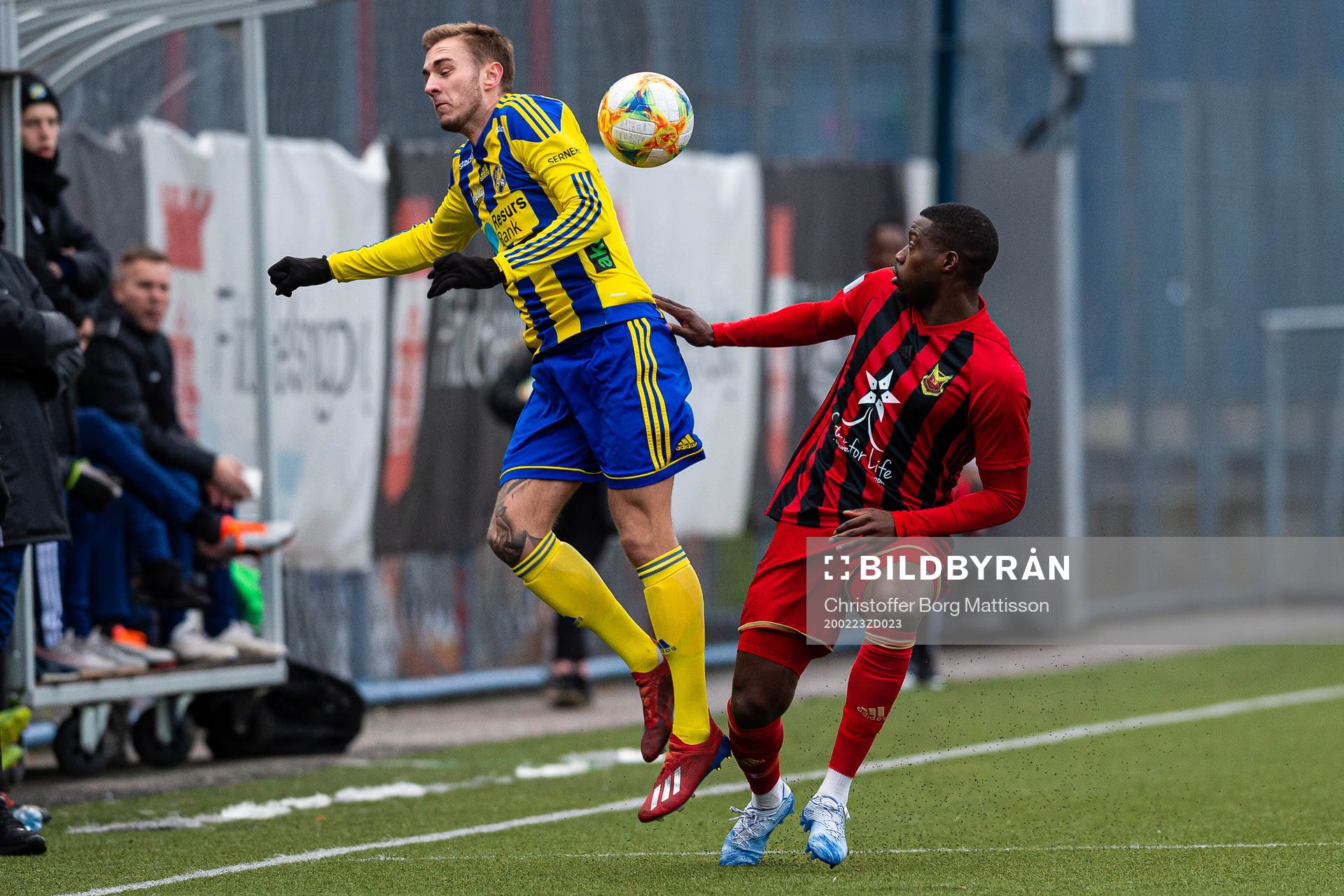 Eskilsminnes Casper Seger och Östersunds Isak Ssewankambo