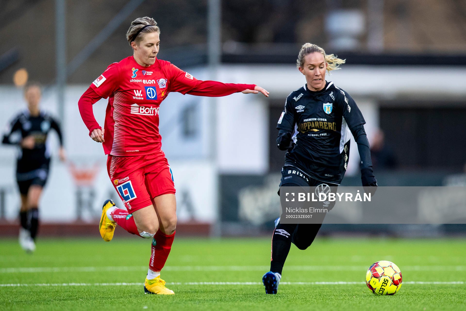 Linköpings Lina Hurtig mot Göteborgs Julia Roddar