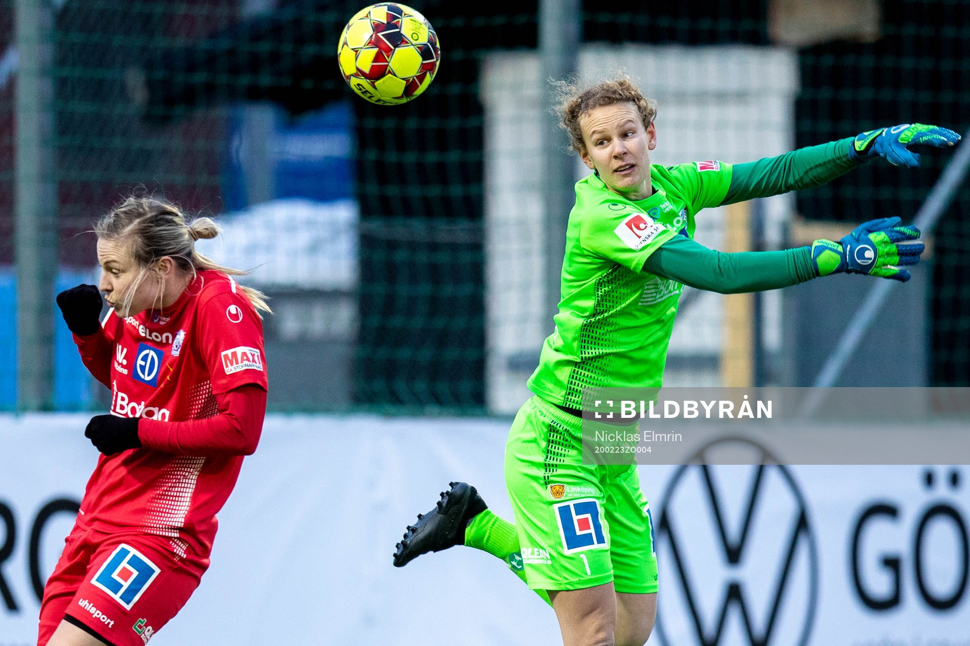 Linköpings målvakt Cajsa Andersson