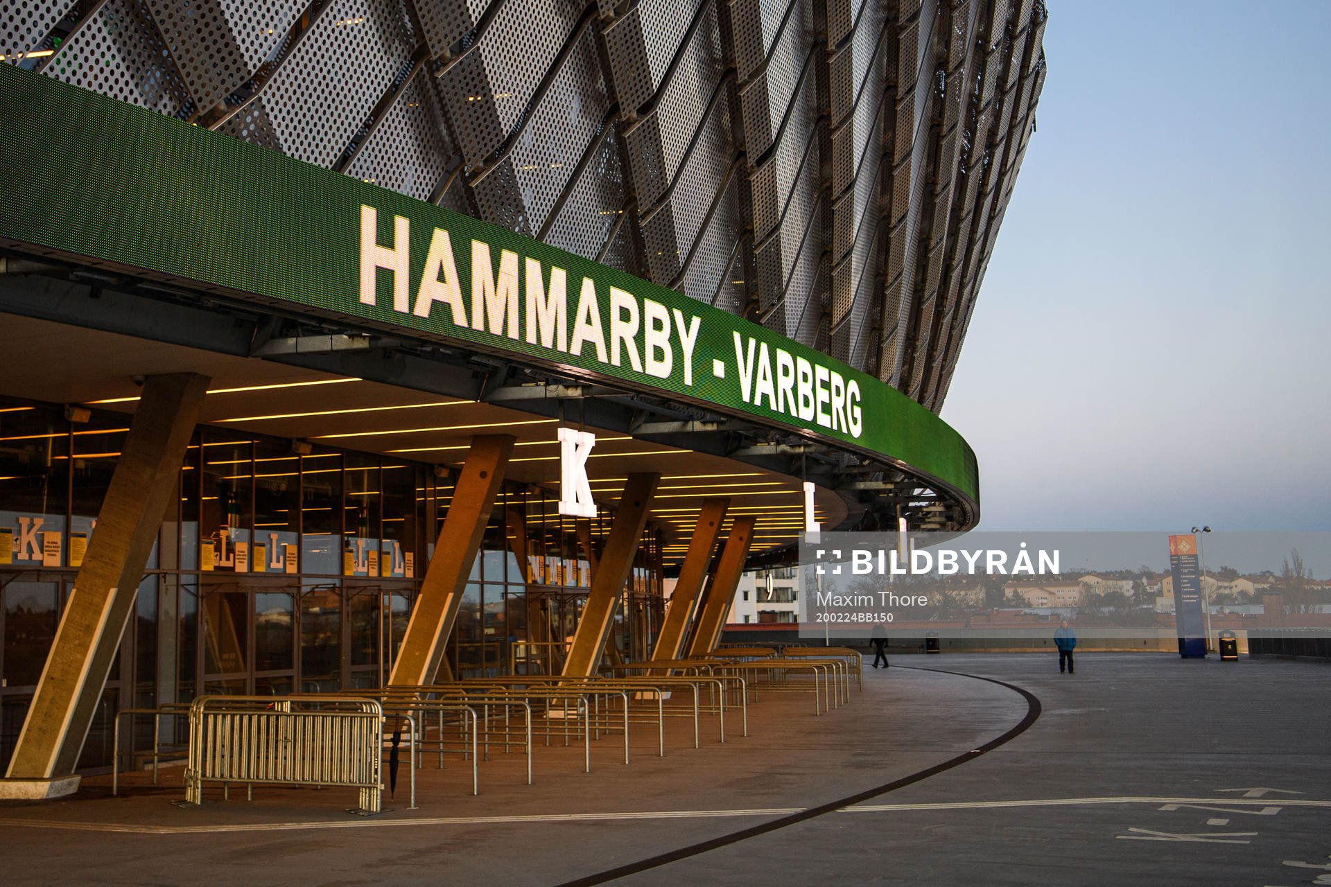 Exteriör av Tele2 Arena