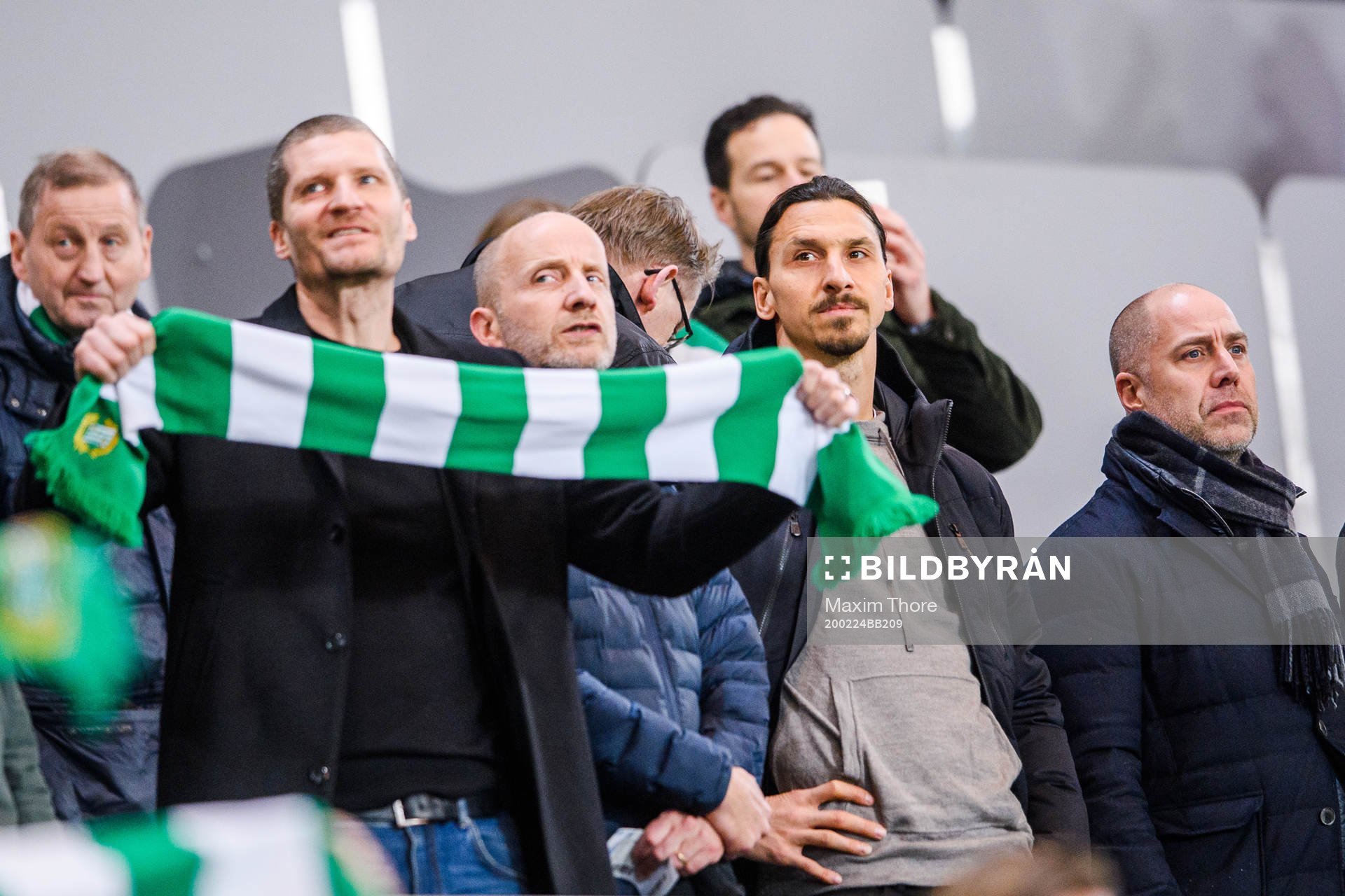 Hammarbys ordförande Richard von Yxkull och Zlatan