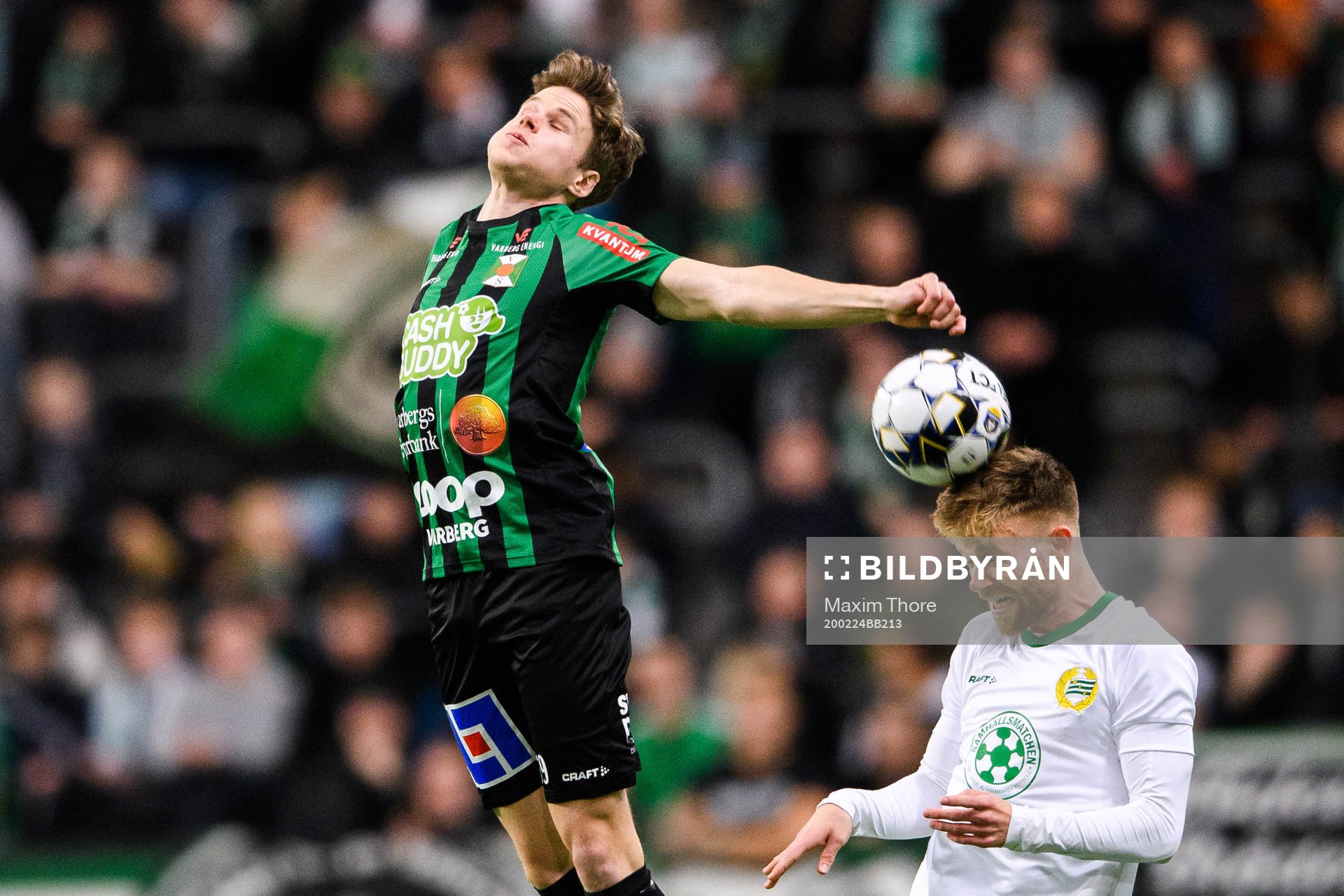 Varbergs Gustav Norlin och Hammarbys Dennis Widgren