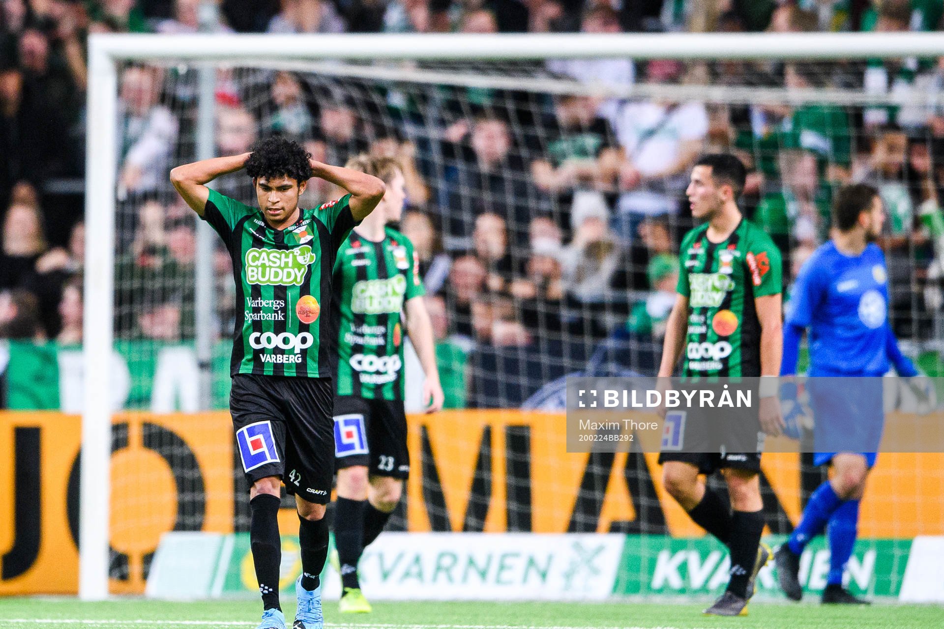 Varbergs Keanin Ayer Boya deppar
