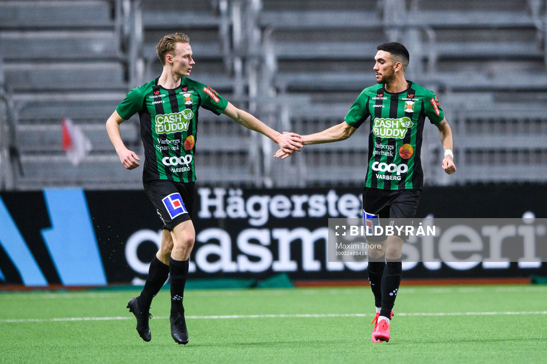 Varbergs Alexander Johansson jublar