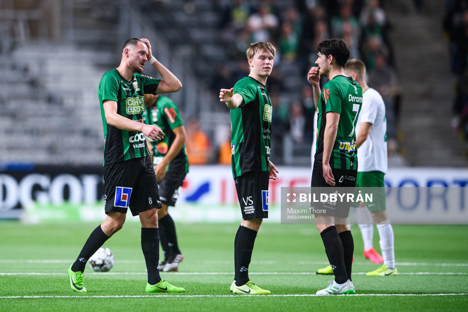 Varbergs Albert Ejupi, Astrit Seljmani och Robin Tranberg