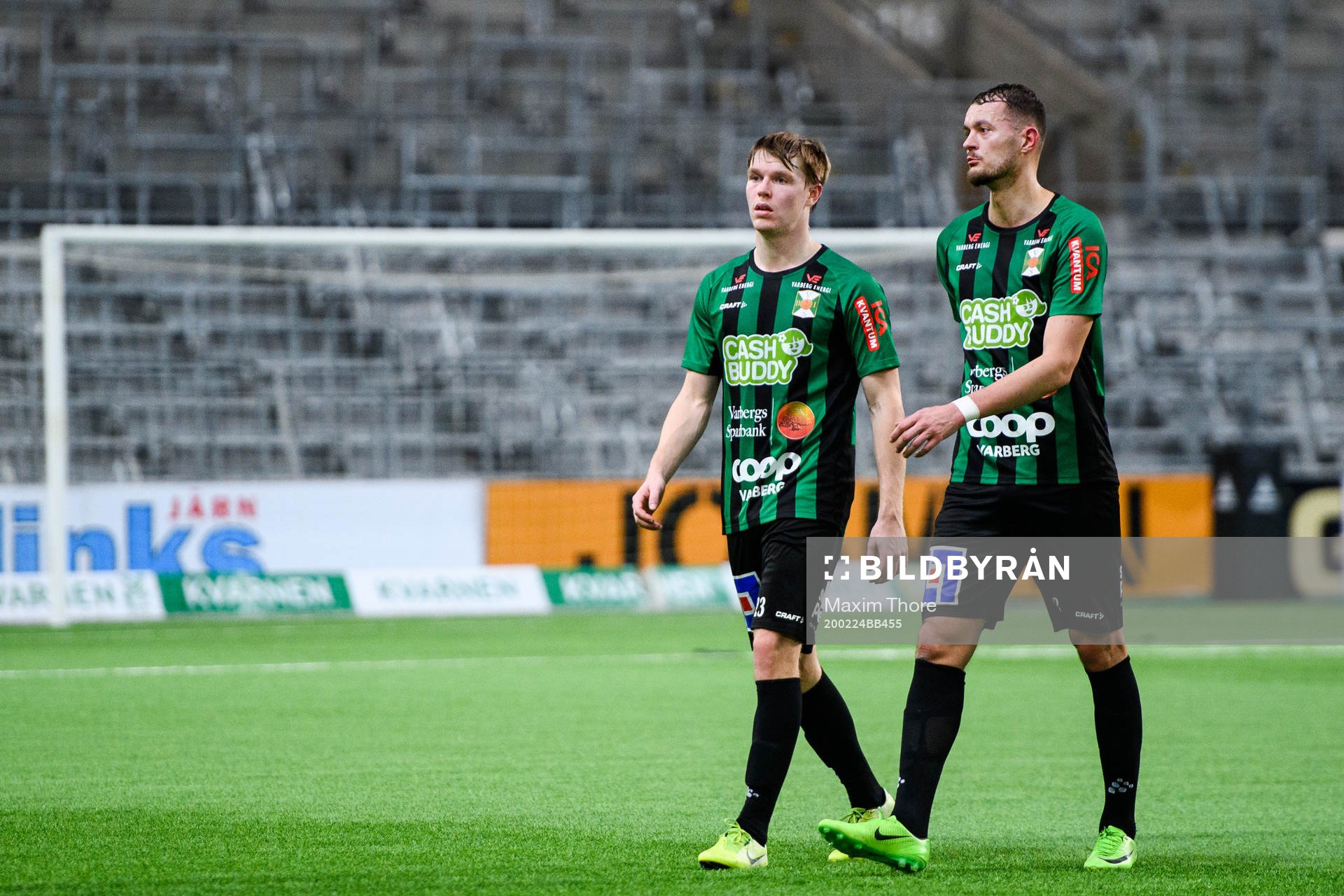 Varbergs Astrit Seljmani och Anton Liljenbäck deppar