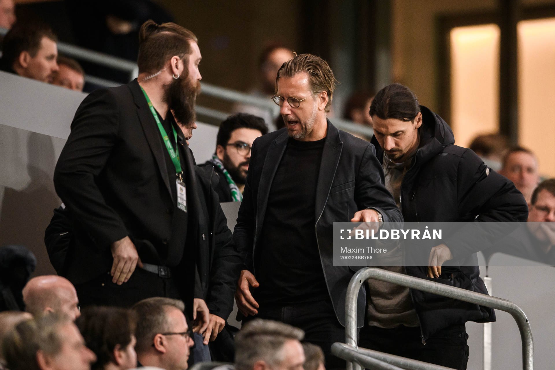 Hammarbys sportchef Jesper Jansson och Zlatan Ibrahimović