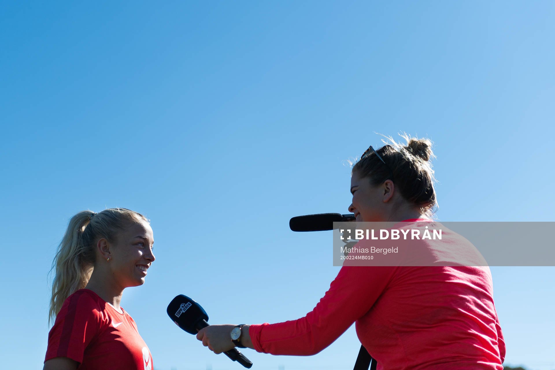 Rikke Bogetveit Nygard of Arna-Bjørnar is interviewed