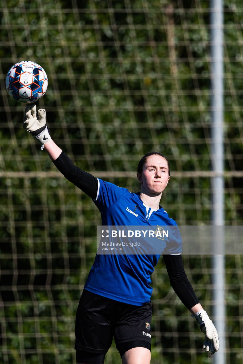 Goalkeeper Karen Oline Sneve of Lyn during a training session at the Toppserien pre-season camp on February 24, 2020 in La Manga.
